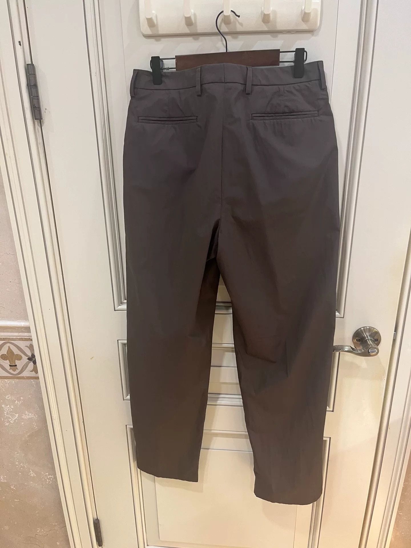 Valentino Valentino Brown Cotton Suit Pants Size US 30 / EU 46 - 6 Thumbnail