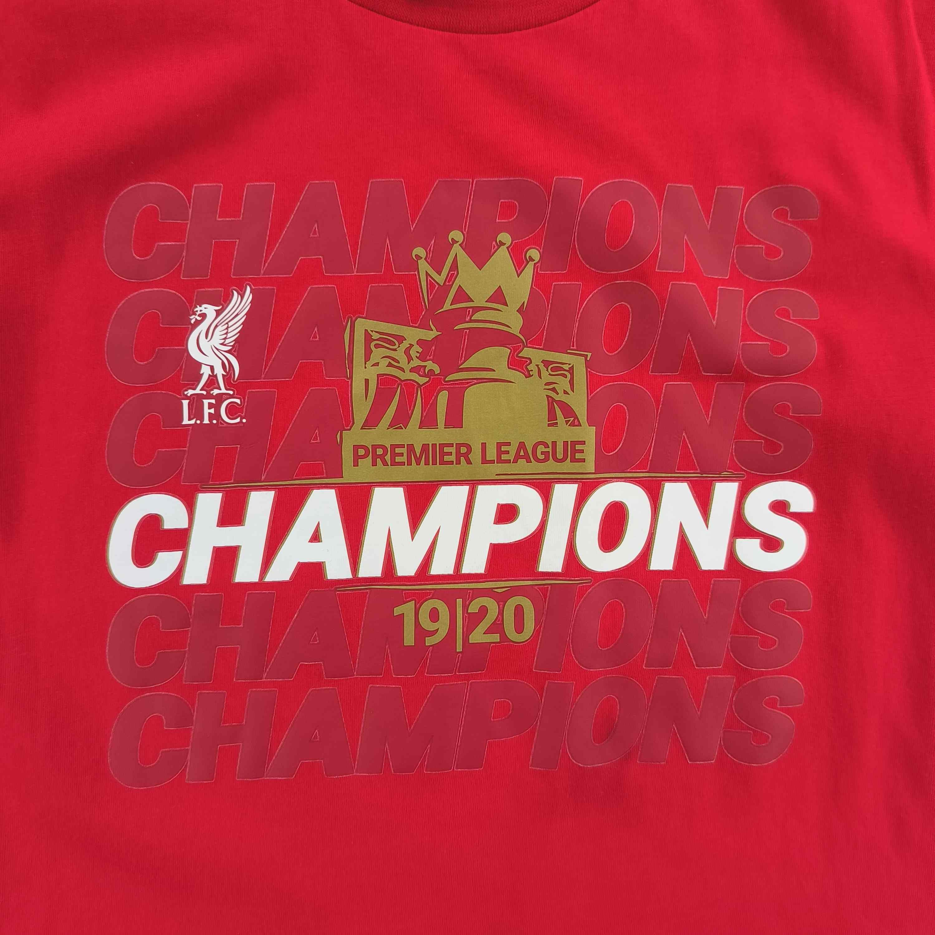 Other Liverpool 2019-20 Champions football tee shirt size M Size US M / EU 48-50 / 2 - 3 Thumbnail