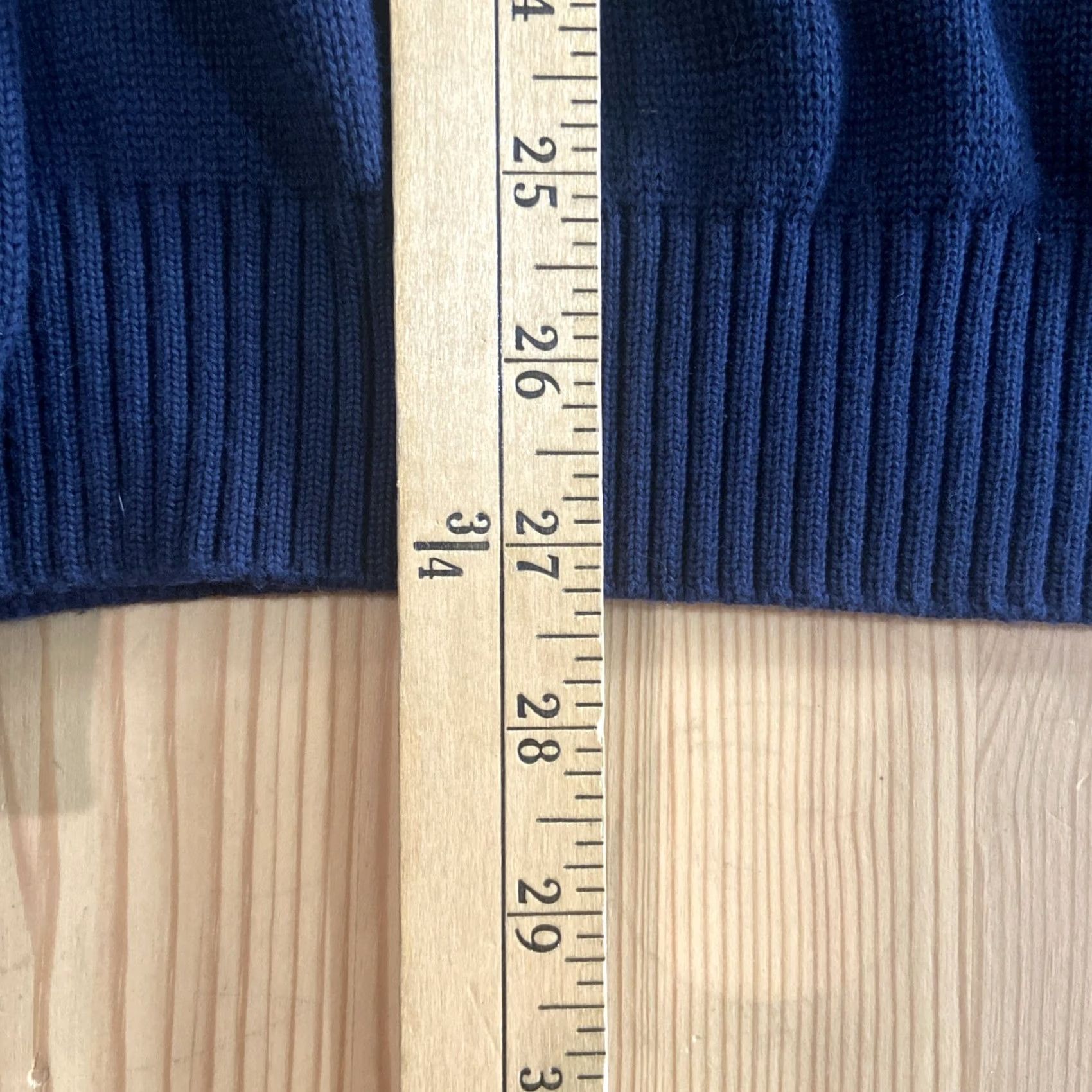 Brooks Brothers VINTAGE Brooks Brothers Country Club Sweater Mens L Blue Quarter Zip Golf Size US L / EU 52-54 / 3 - 3 Thumbnail