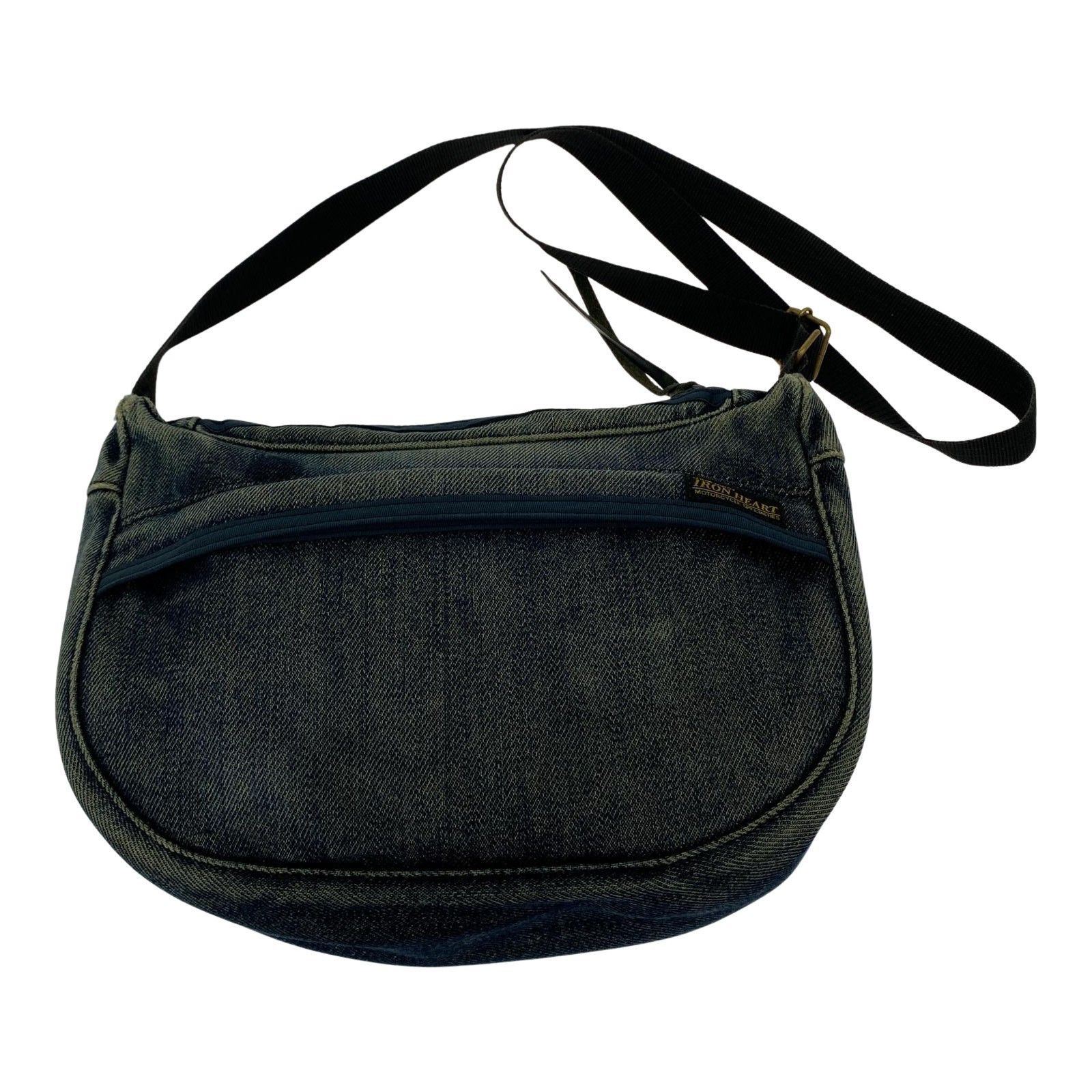 Iron Heart IRON HEART Denim Shoulder Bag Navy One Size Size ONE SIZE - 1 Thumbnail