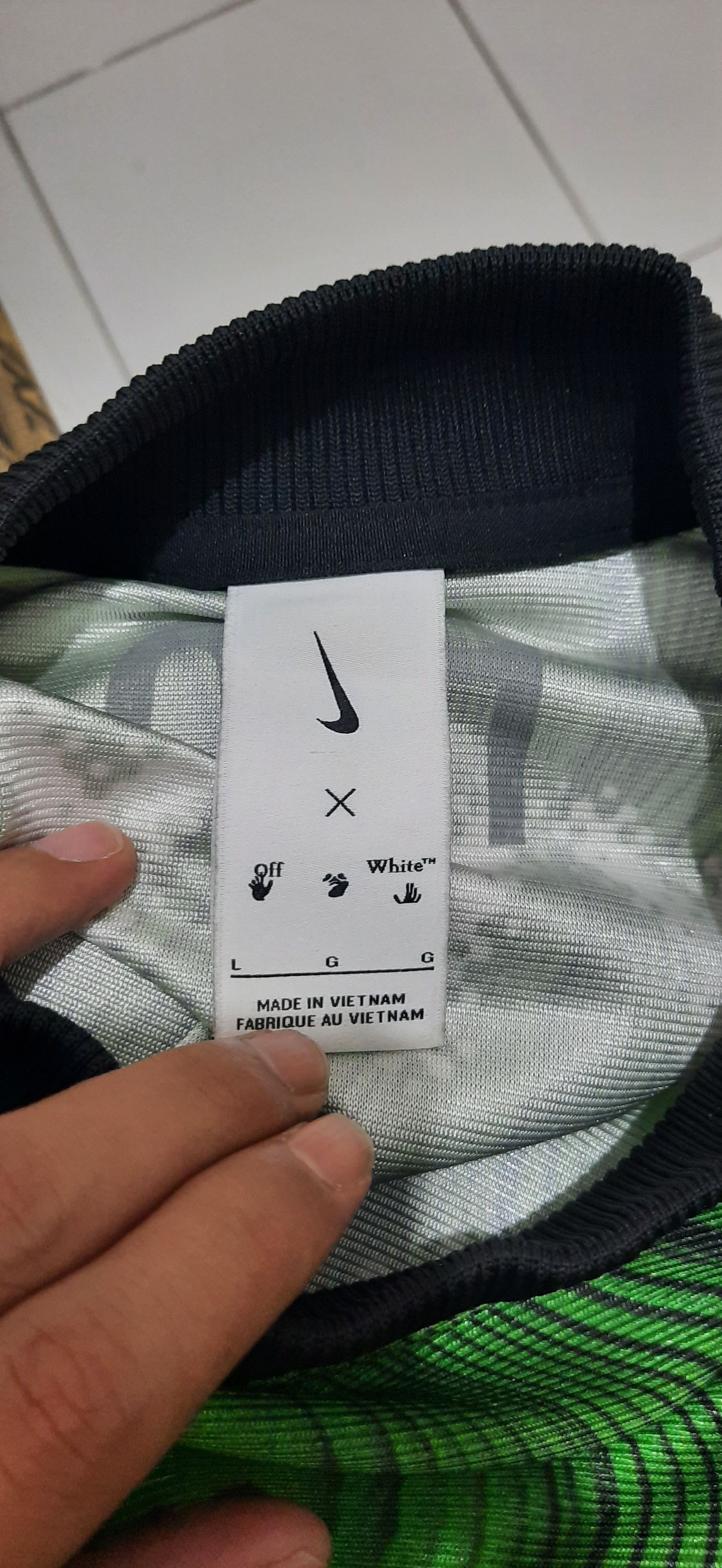 Nike × Off-White Nike x Off-White Jersey Size US L / EU 52-54 / 3 - 3 Thumbnail