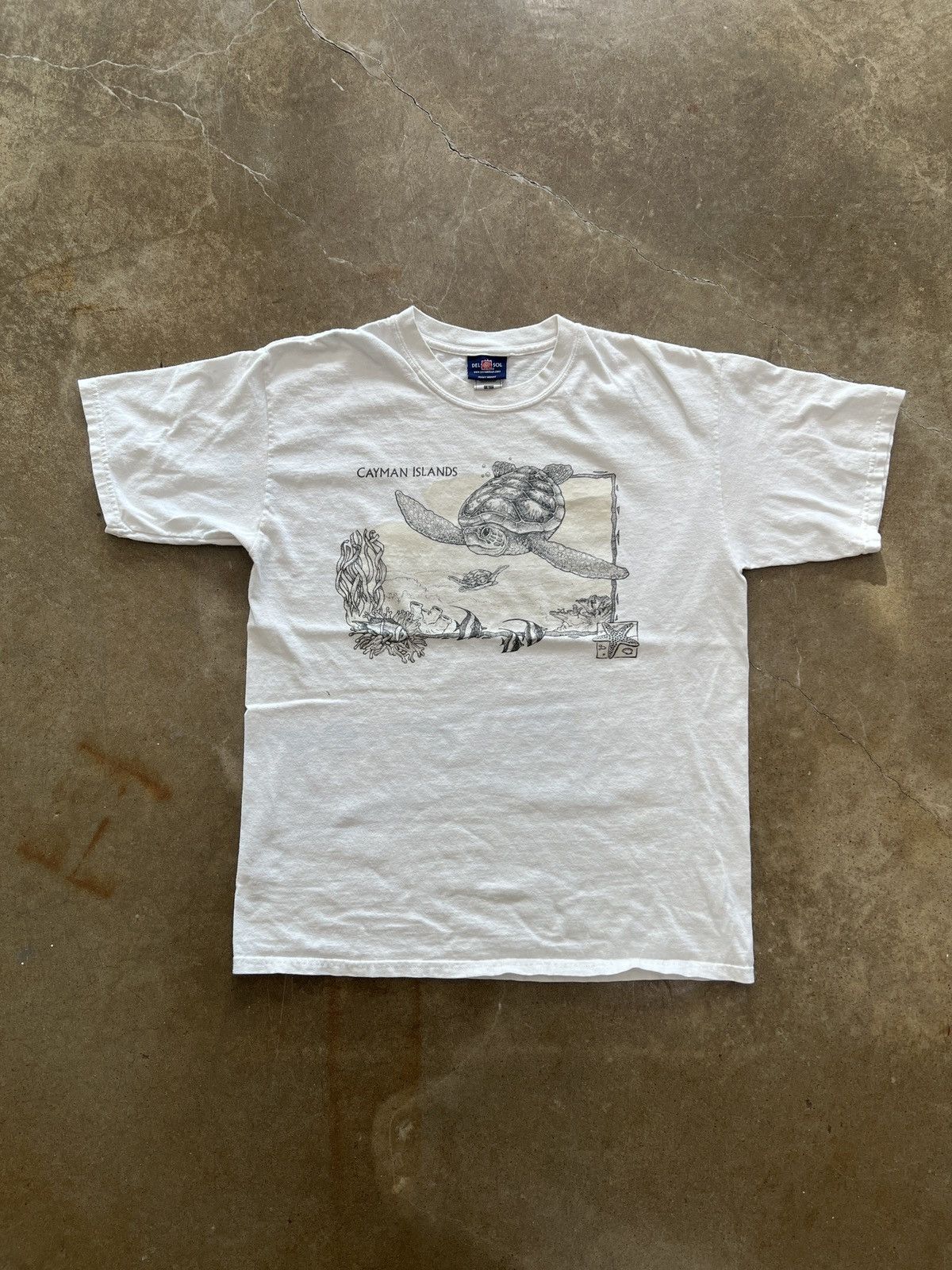 Disney × Vintage Vintage Cayman Islands Turtle Nature Tee Large Size US L / EU 52-54 / 3 - 2 Thumbnail