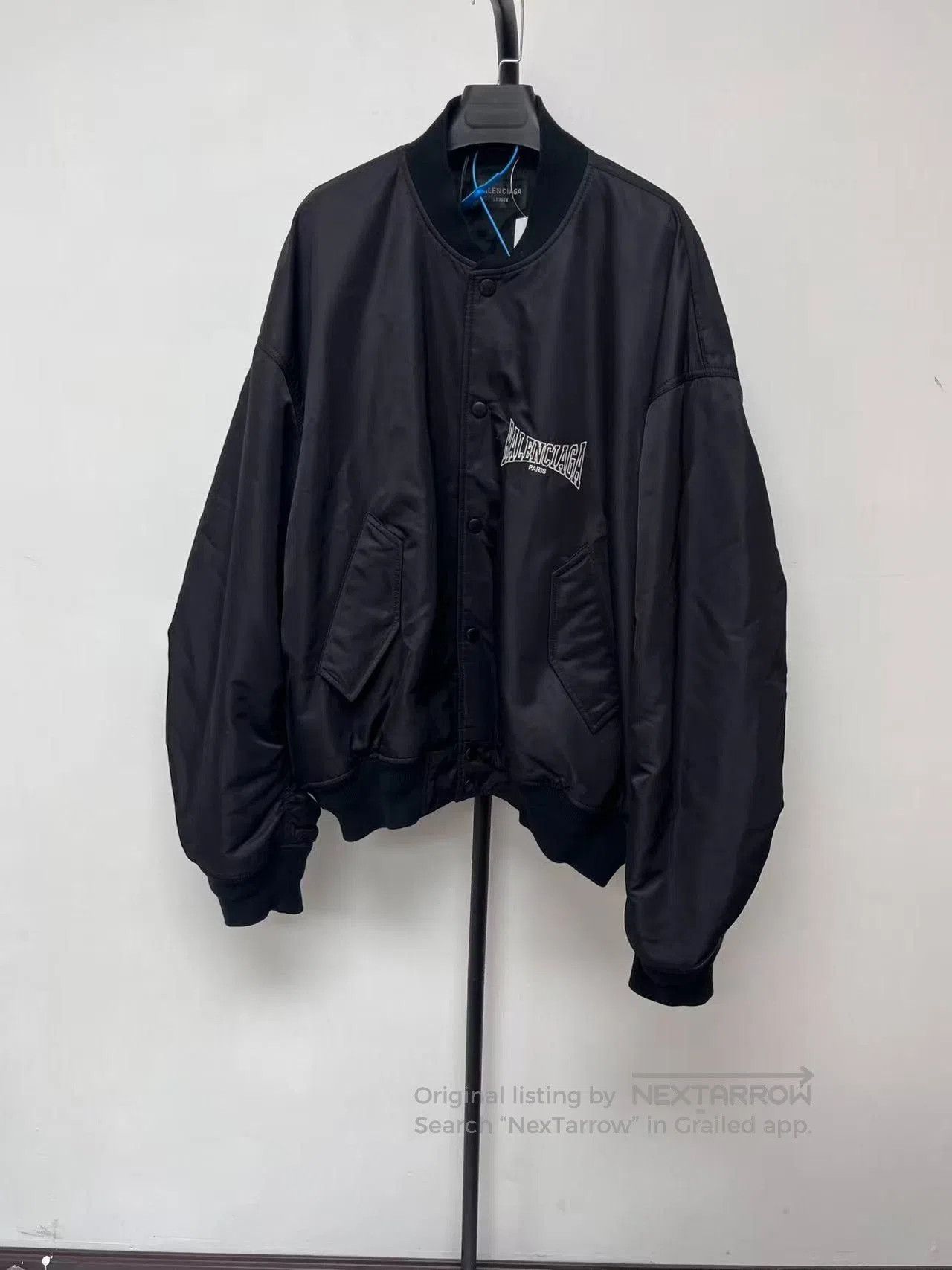 Balenciaga Balenciaga Baseball Collar Drop Shoulder Jacket. Size US M / EU 48-50 / 2 - 1 Thumbnail