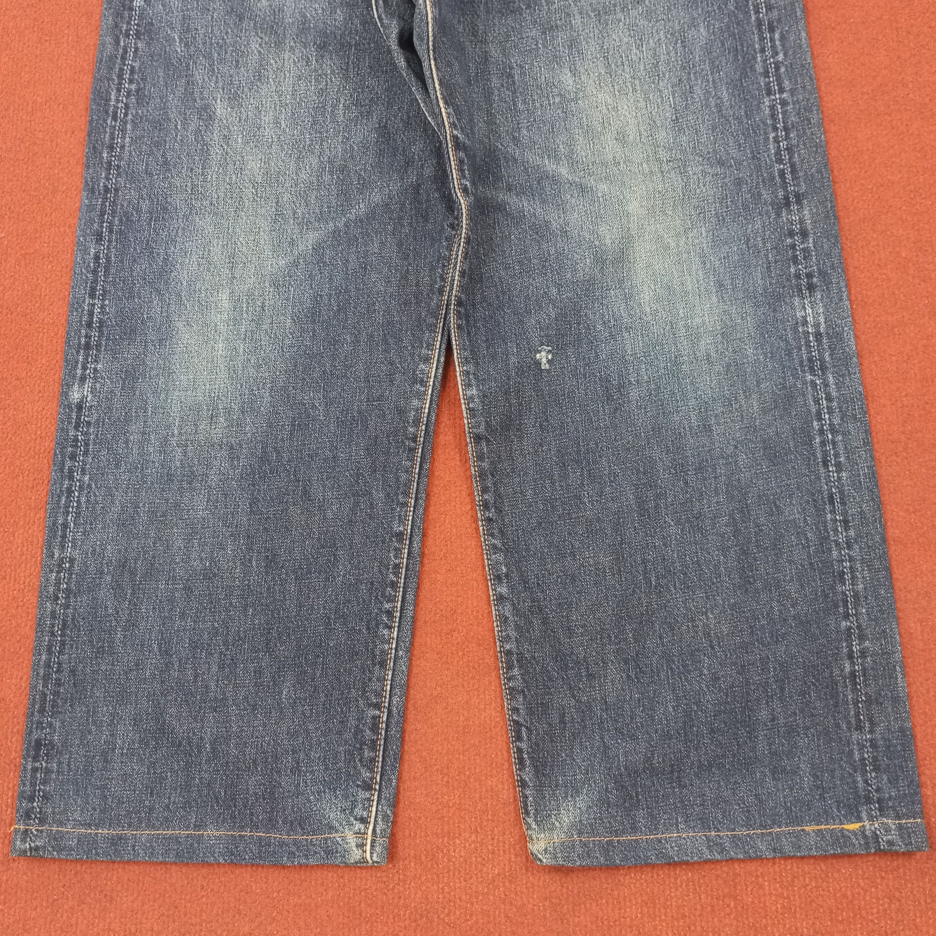 Evisu × Japanese Brand × Vintage Evisu Japanese Brand Fashion Style Custom Daicock Jeans Size US 31 - 6 Thumbnail