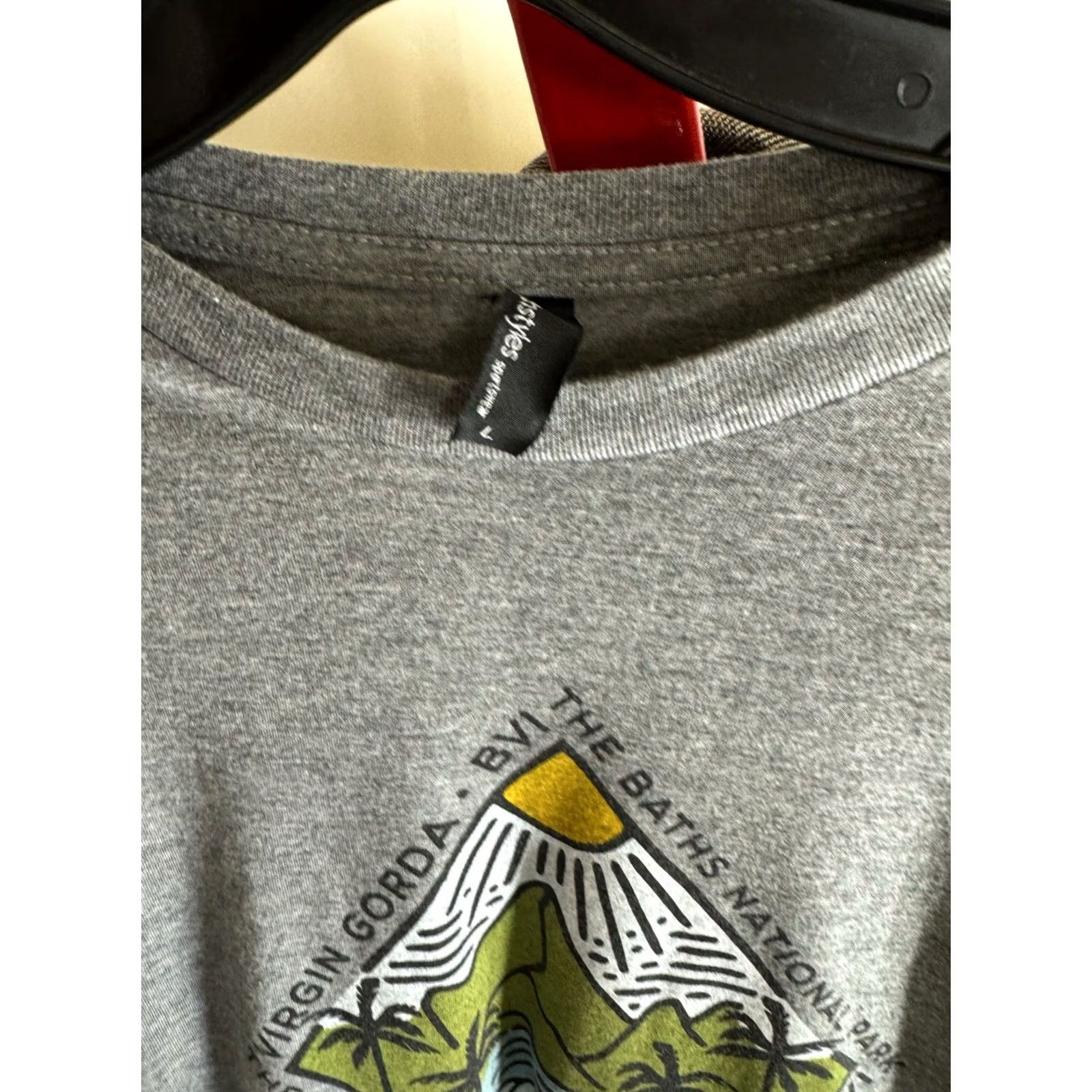 Vintage The Baths National Park Logo TEE T SHIRT Large L Mens Size US L / EU 52-54 / 3 - 5 Thumbnail
