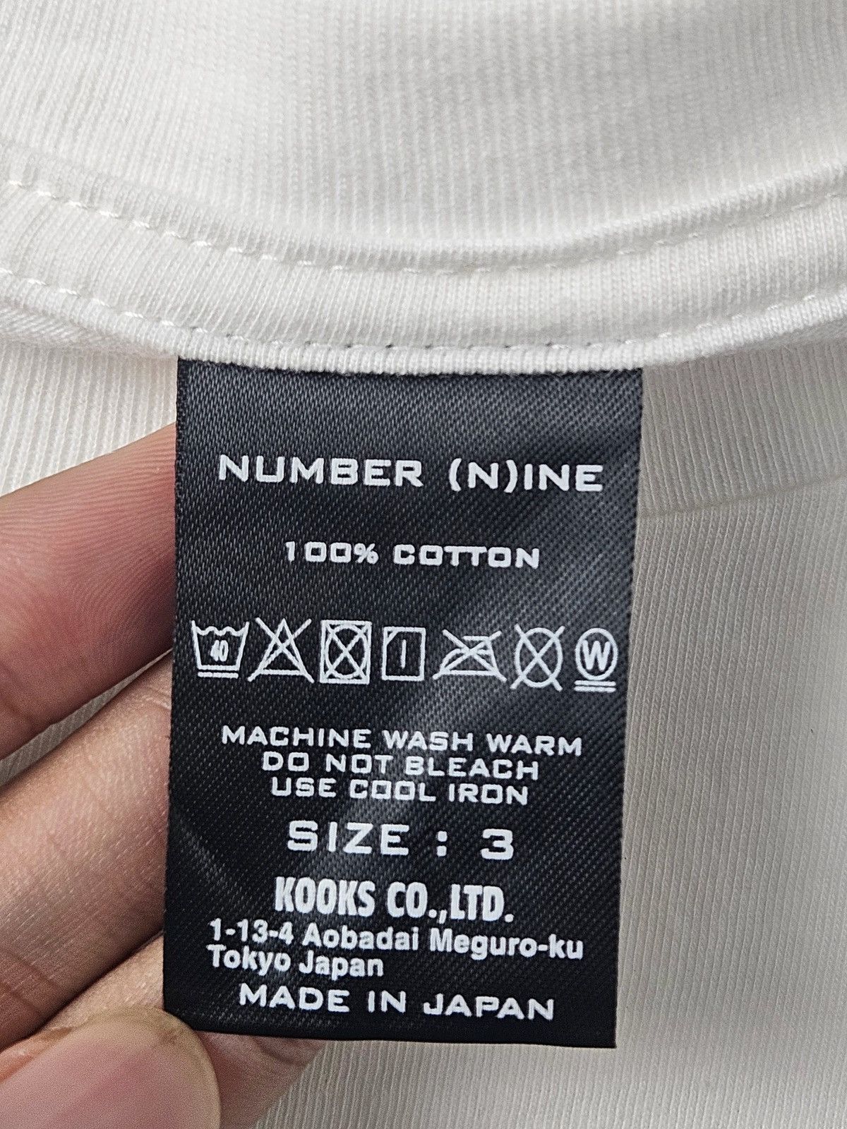 Number (N)ine Number (N)ine “numbernine is dead” Tee shirt Size US L / EU 52-54 / 3 - 4 Thumbnail