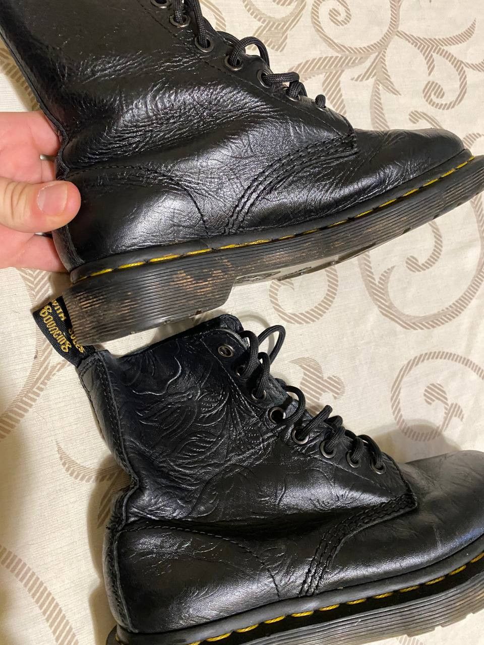 Dr. Martens Dr. Martens 1460 8-Eye – Pebbled Leather – Made in England Size US 5 / IT 35 - 7 Thumbnail
