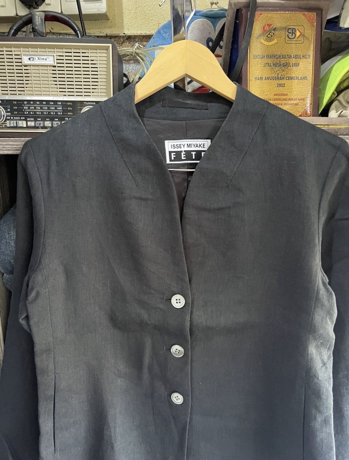 Issey Miyake 🔥Rare Issey Miyake Fete Button Jacket Size S / US 4 / IT 40 - 6 Thumbnail