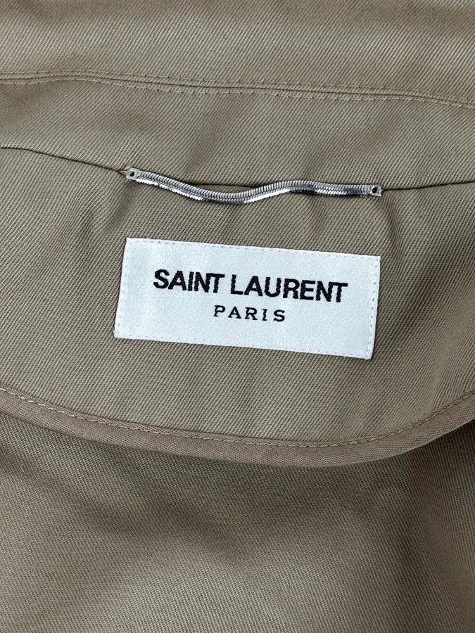 Saint Laurent Paris SS2020 Saint Laurent Beige Classy Jacket Size US M / EU 48-50 / 2 - 11 Thumbnail