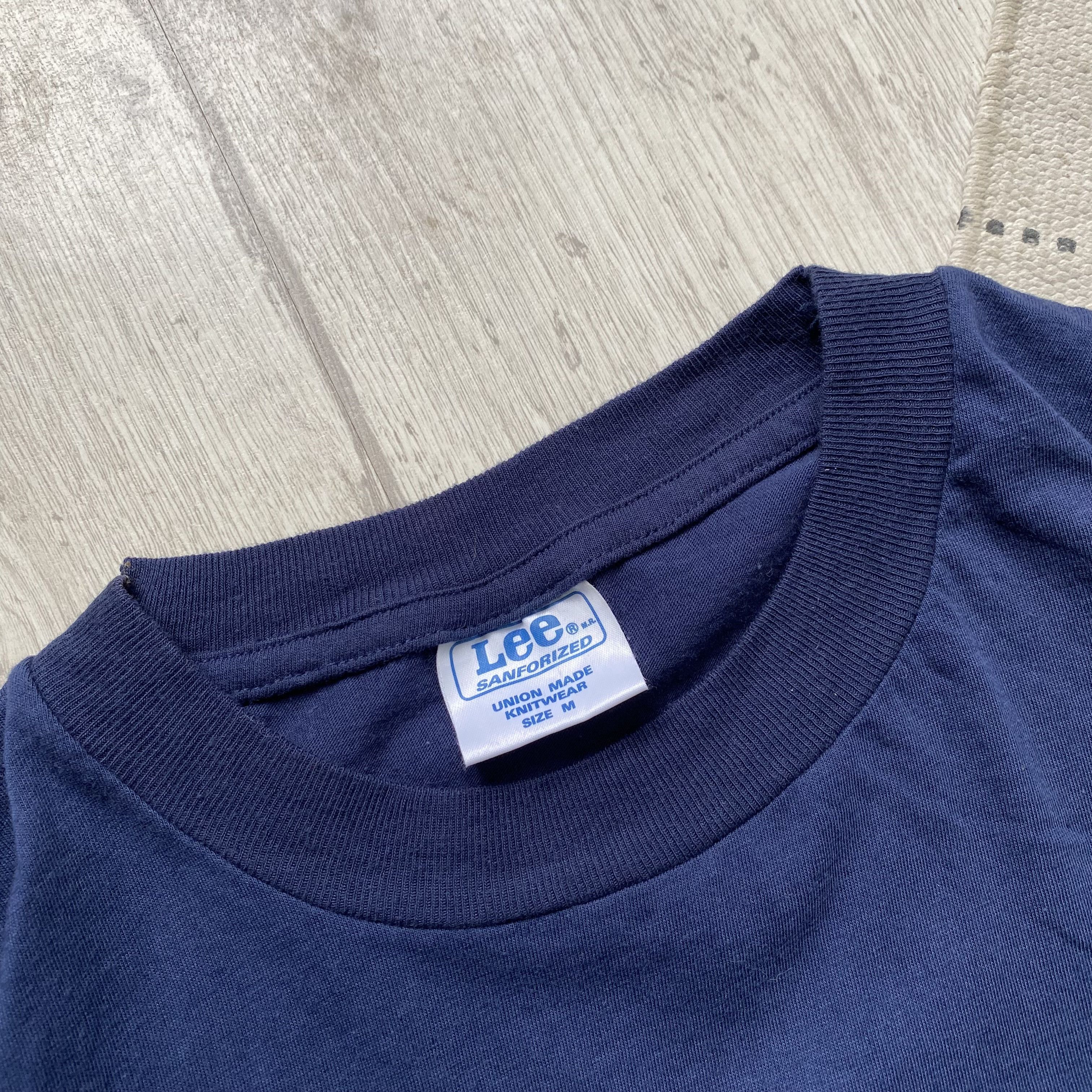 Lee 🤠 Vintage 90s Lee tee big print cowboy jeanswear t-shirt Size US M / EU 48-50 / 2 - 4 Thumbnail