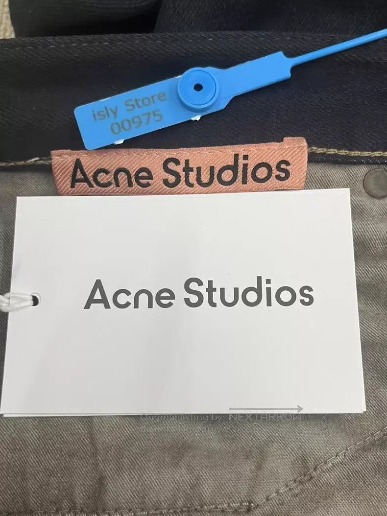 Acne Studios Acne Studios Loose Catwhisker Mid-Rise Logo Patch Baggy De Size US 32 / EU 48 - 4 Thumbnail