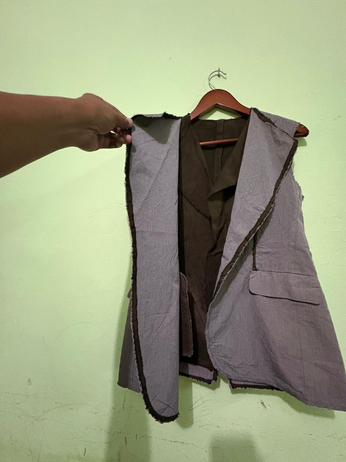 Comme des Garcons × Comme des Garcons Homme Plus VTG AD02 Comme Des Garcons Sleeveless Jacket Cardigan Stlye Size US M / EU 48-50 / 2 - 2 Thumbnail