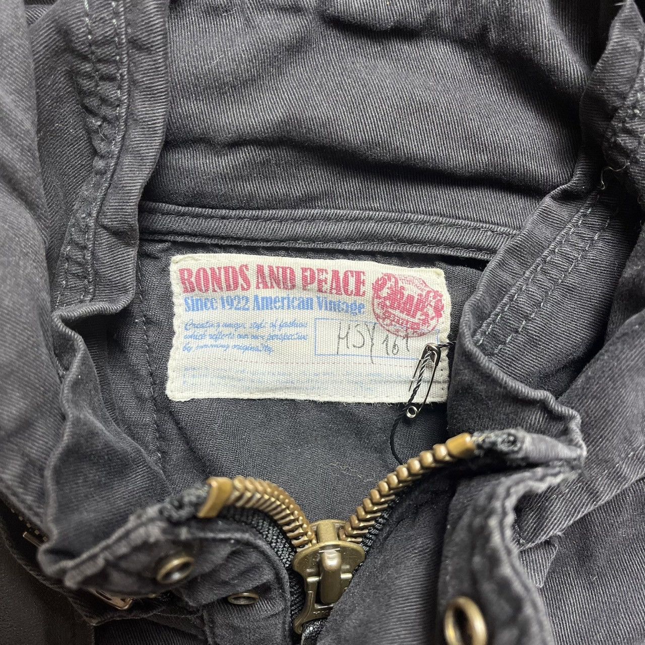 Japanese Brand × Le Grande Bleu (L.G.B.) Bond and Peace Zip-off Hoodie Jacket Size US M / EU 48-50 / 2 - 2 Thumbnail