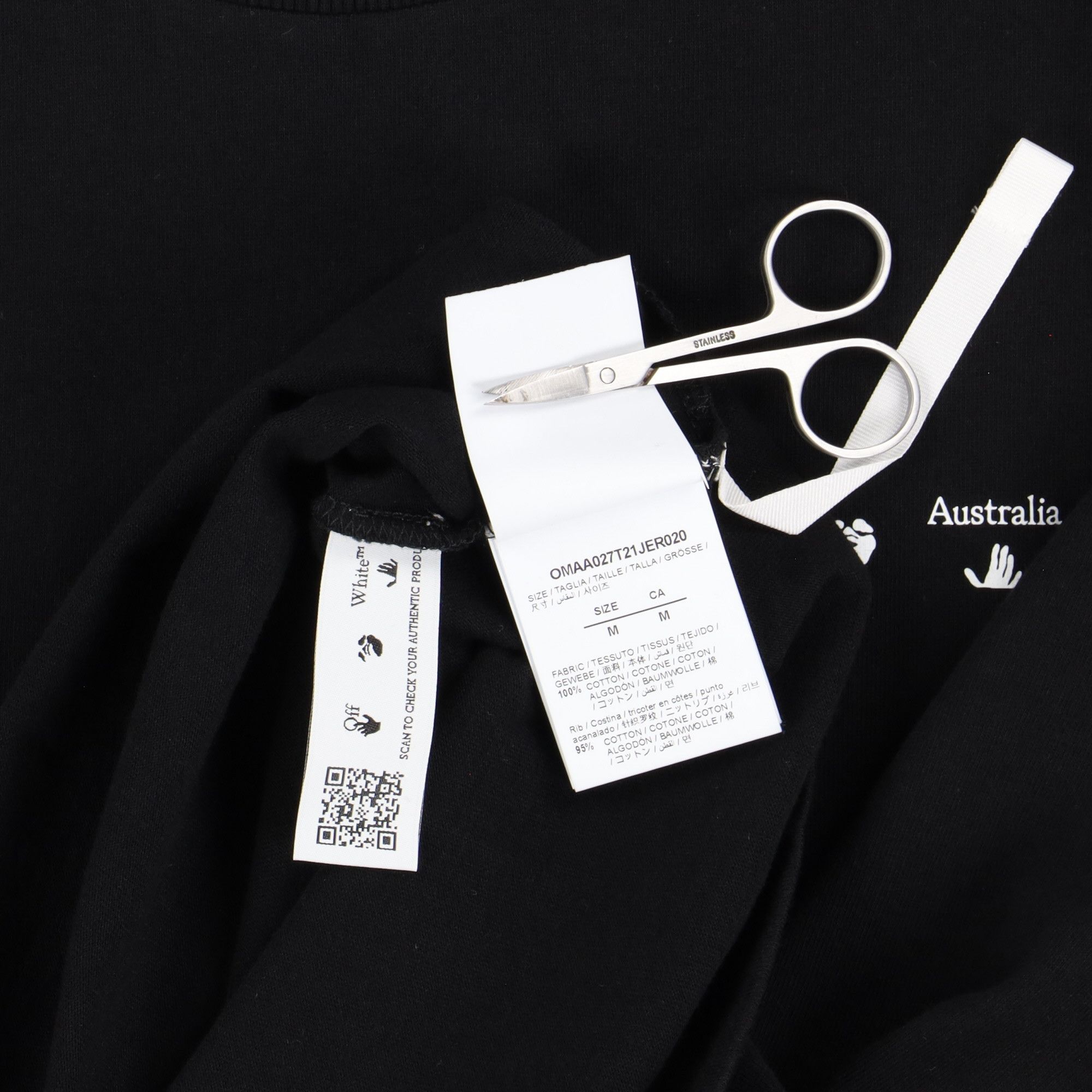 Off-White Black Sydney Exclusive Arrows T-Shirt Size US M / EU 48-50 / 2 - 4 Thumbnail