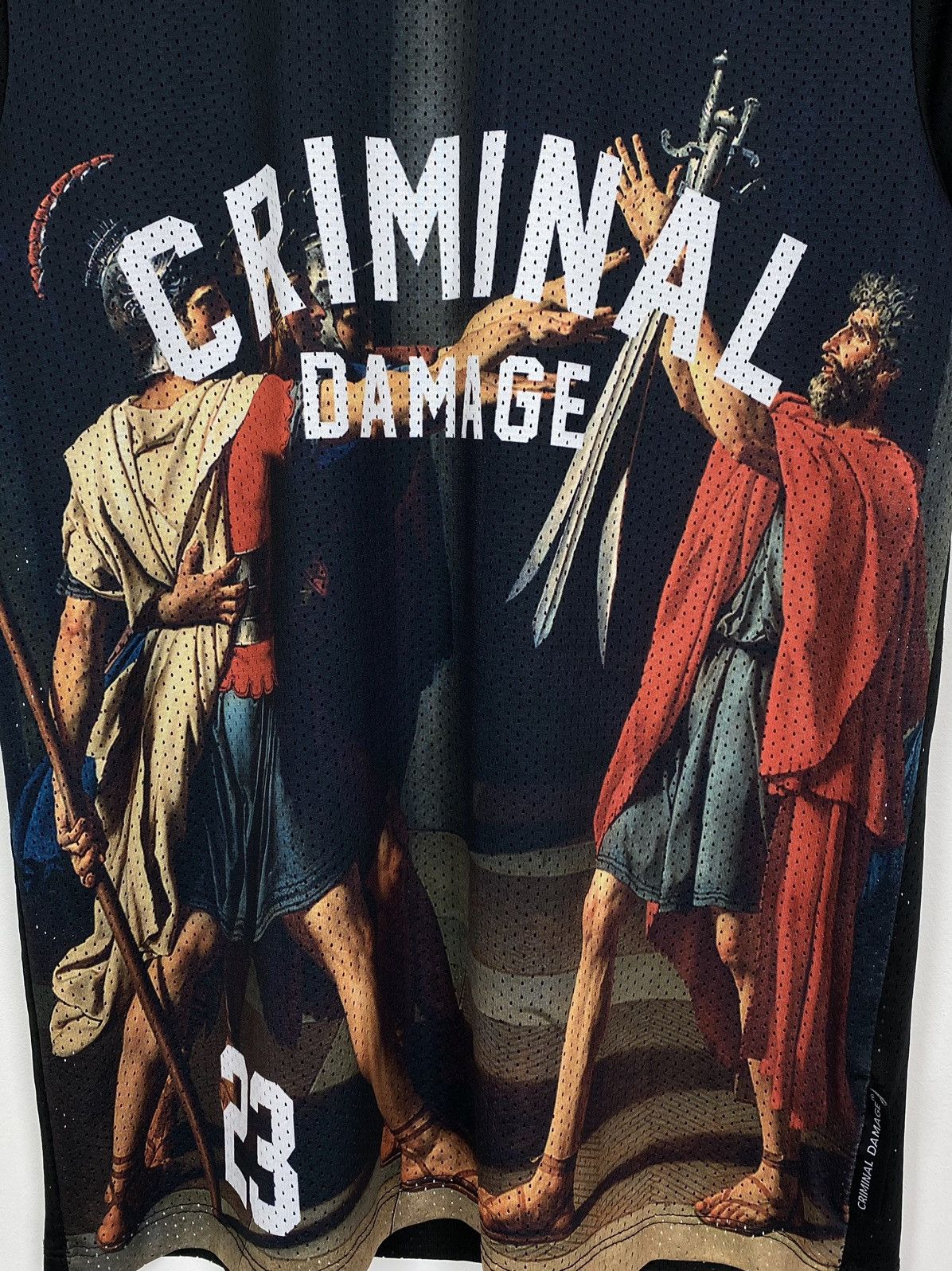 Criminal Damage Criminal Damage Romans Short Sleeve T Shirt Size M Black Top Size US M / EU 48-50 / 2 - 3 Thumbnail