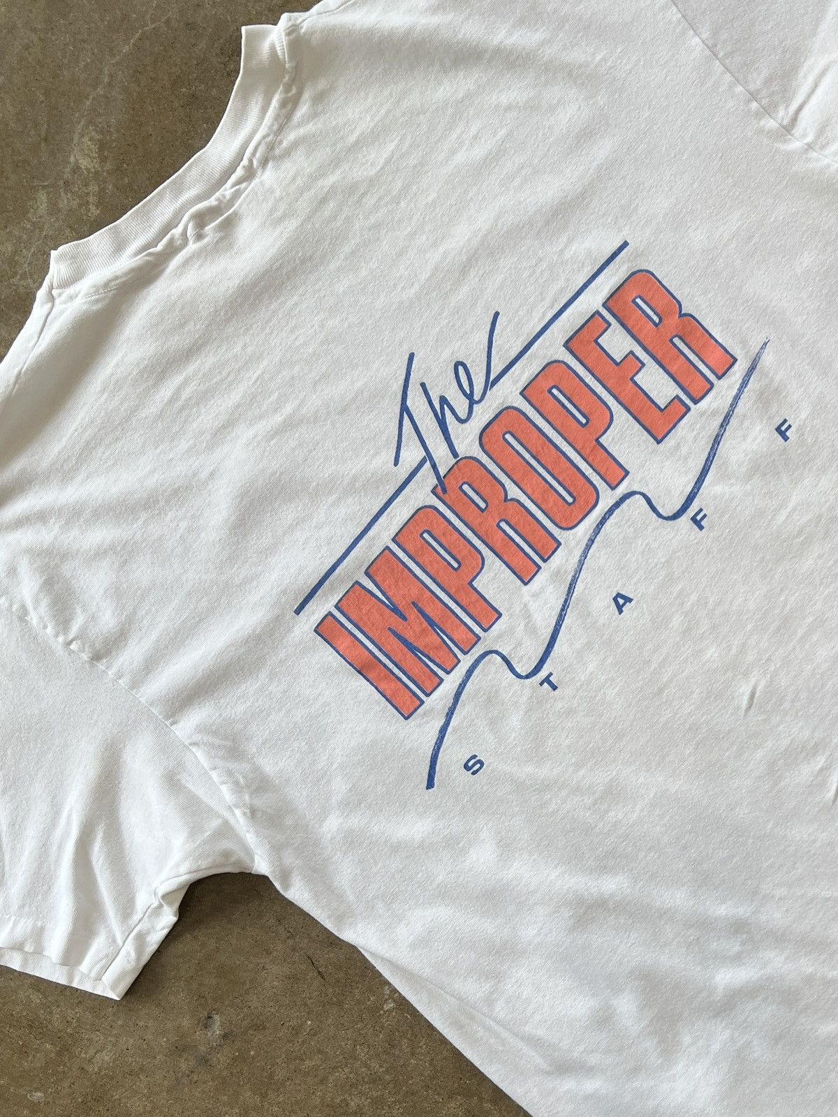 Vintage Vintage 90s The Improper Staff Bostonian Tee XL Size US XL / EU 56 / 4 - 1 Thumbnail