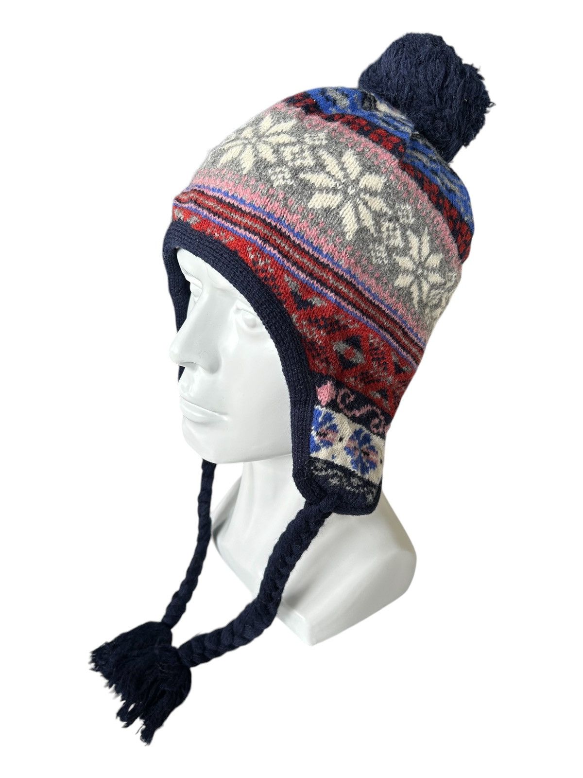 14th Addiction × Japanese Brand Eigle Navajo Design Beanie Hats Size ONE SIZE - 2 Thumbnail