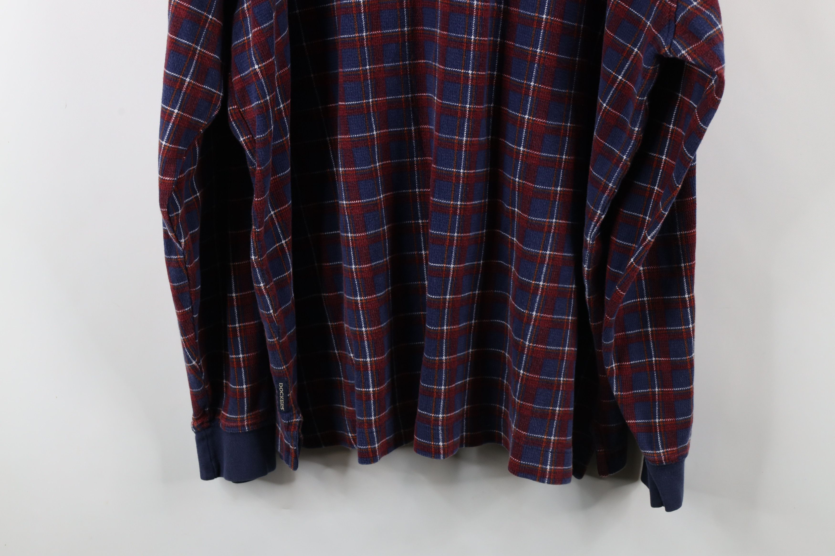 Vintage Vintage 90s Streetwear Knit Long Sleeve Rugby Polo Shirt Size US XXL / EU 58 / 5 - 12 Thumbnail