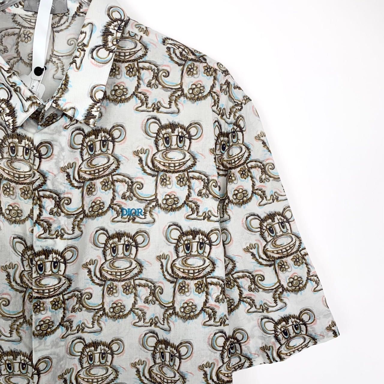 Dior Dior x Kenny Scharf Collared Short Sleeve Shirt K26WX Size US XXS / EU 40 - 3 Thumbnail