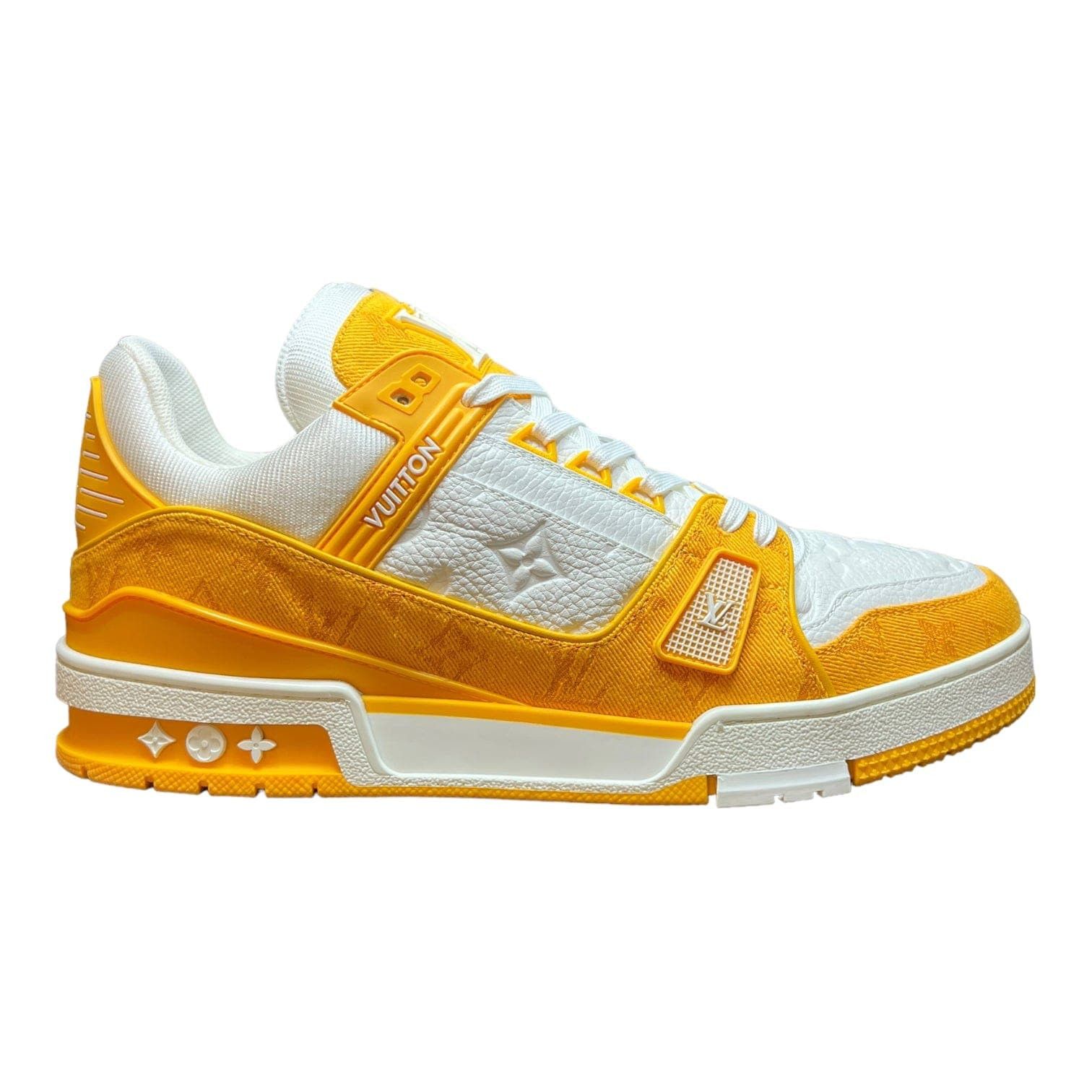 Louis Vuitton LV Trainer Monogram Denim Yellow Size US 9 / EU 42 - 1 Thumbnail