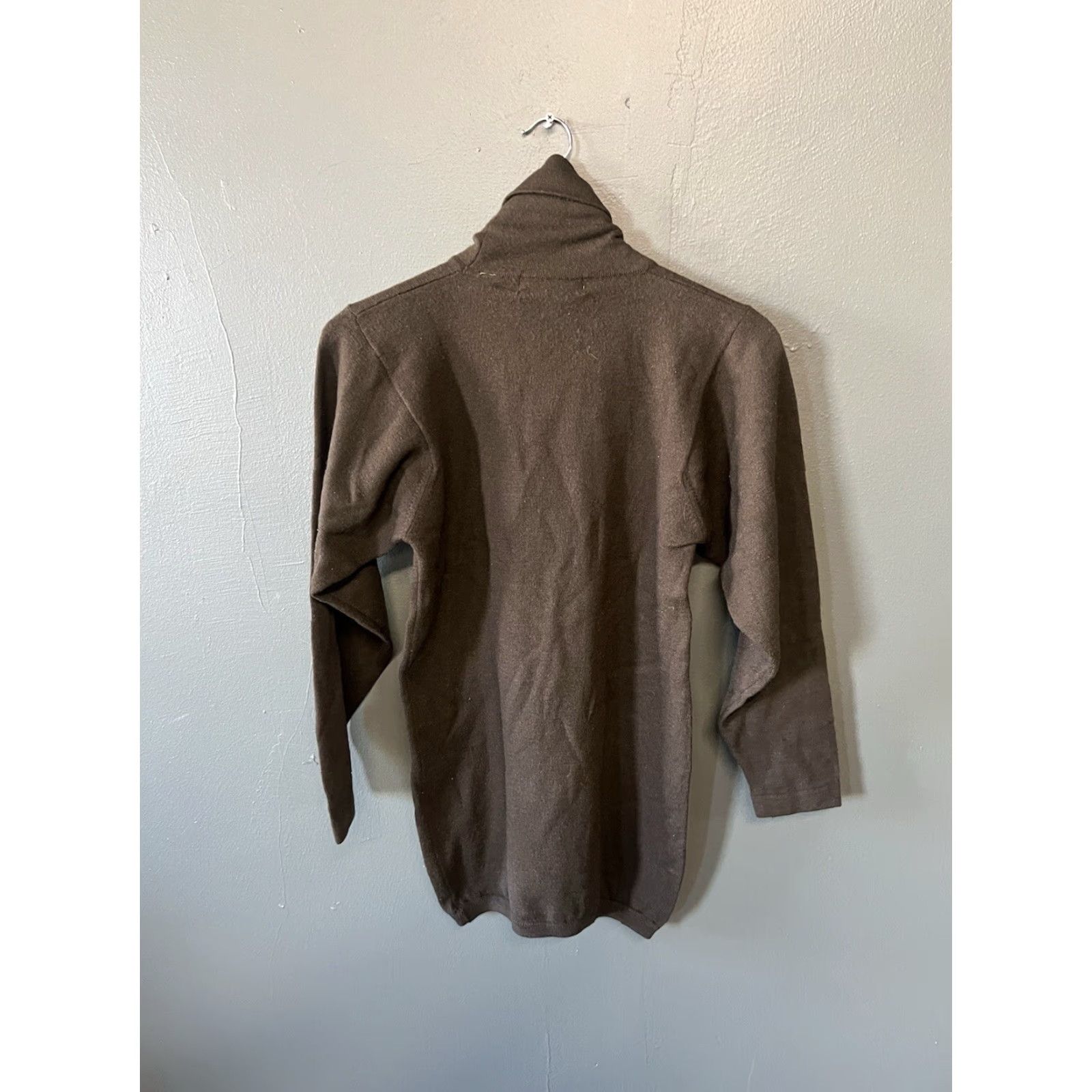 Vintage Linda Allard Ellen Tracy Womens Green Long Sleeve Turtleneck Sweater M Pullover Size M / US 6-8 / IT 42-44 - 2 Thumbnail