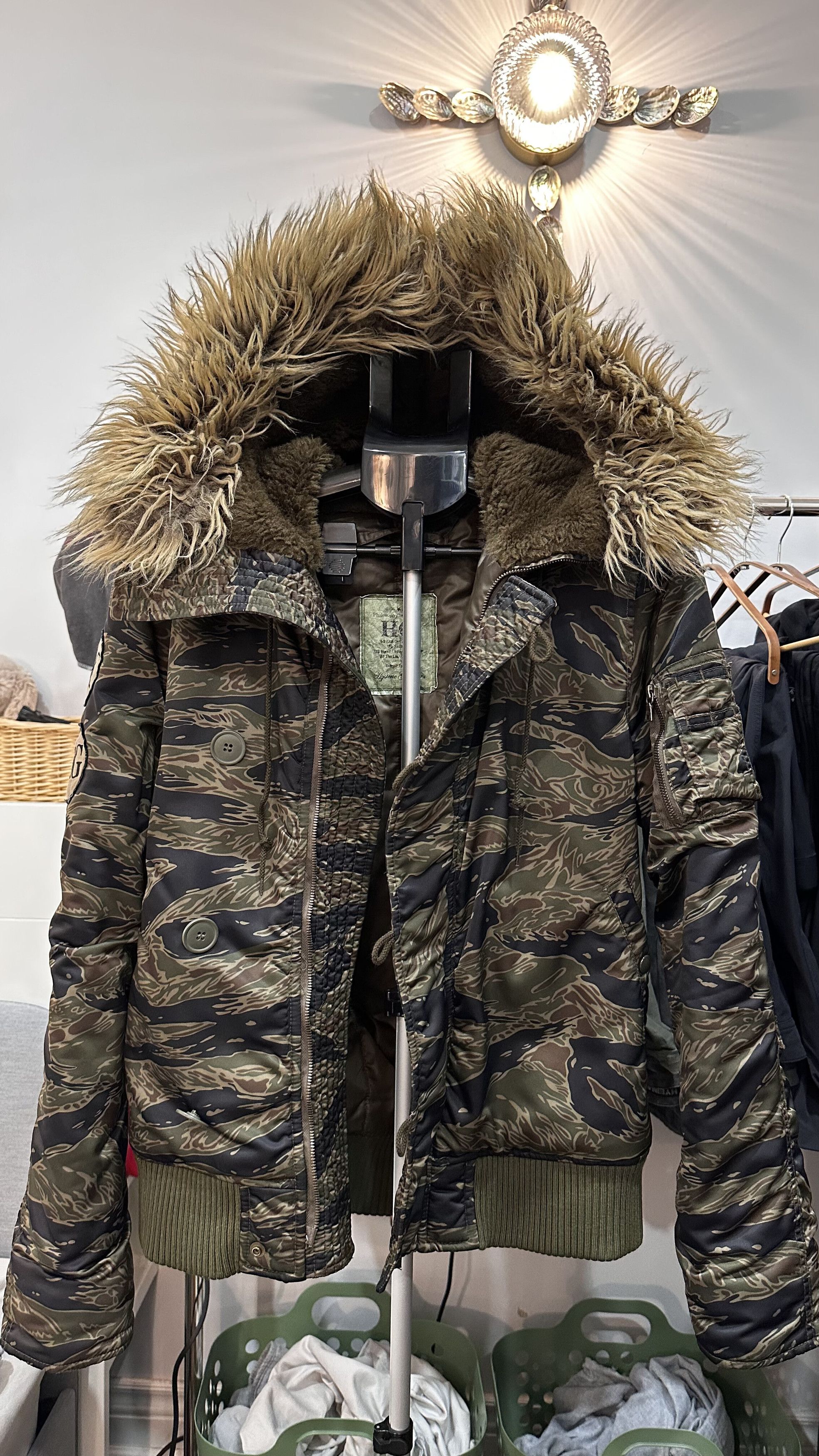 Hysteric Glamour Hysteric Glamour Tiger Camo Bomber - Size M, Primaloft Size US M / EU 48-50 / 2 - 2 Thumbnail