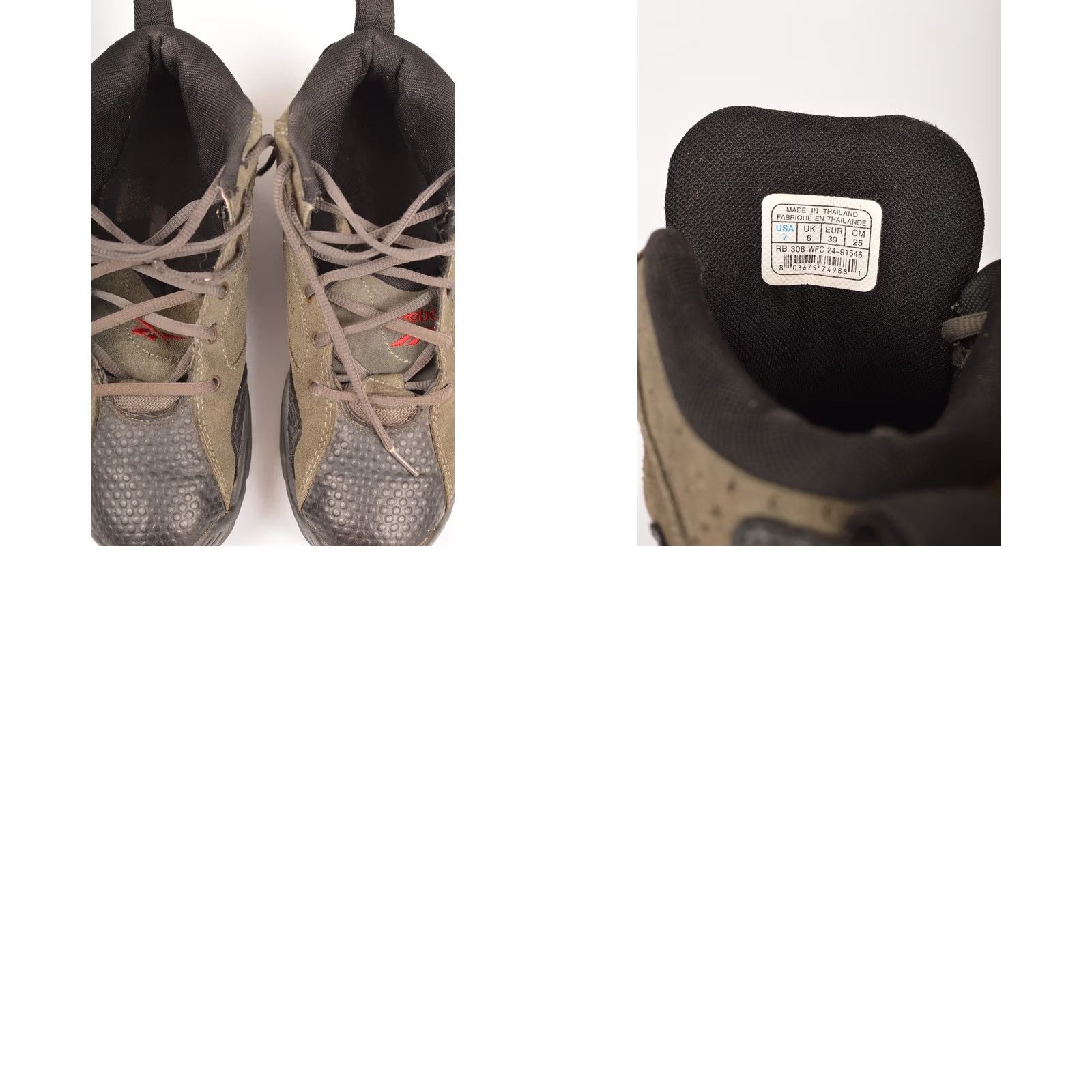 Reebok VINTAGE Reebok RB 306 Sneakers Trainers US 7 Suede Gray Men Size US 6 / EU 39 - 8 Thumbnail