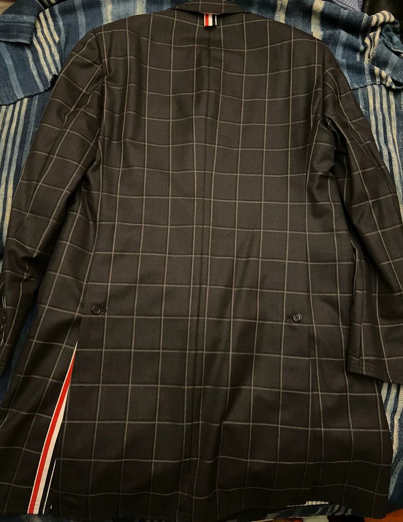 Thom Browne Thom Browne size4 A plaid overcoat Size US XL / EU 56 / 4 - 2 Thumbnail