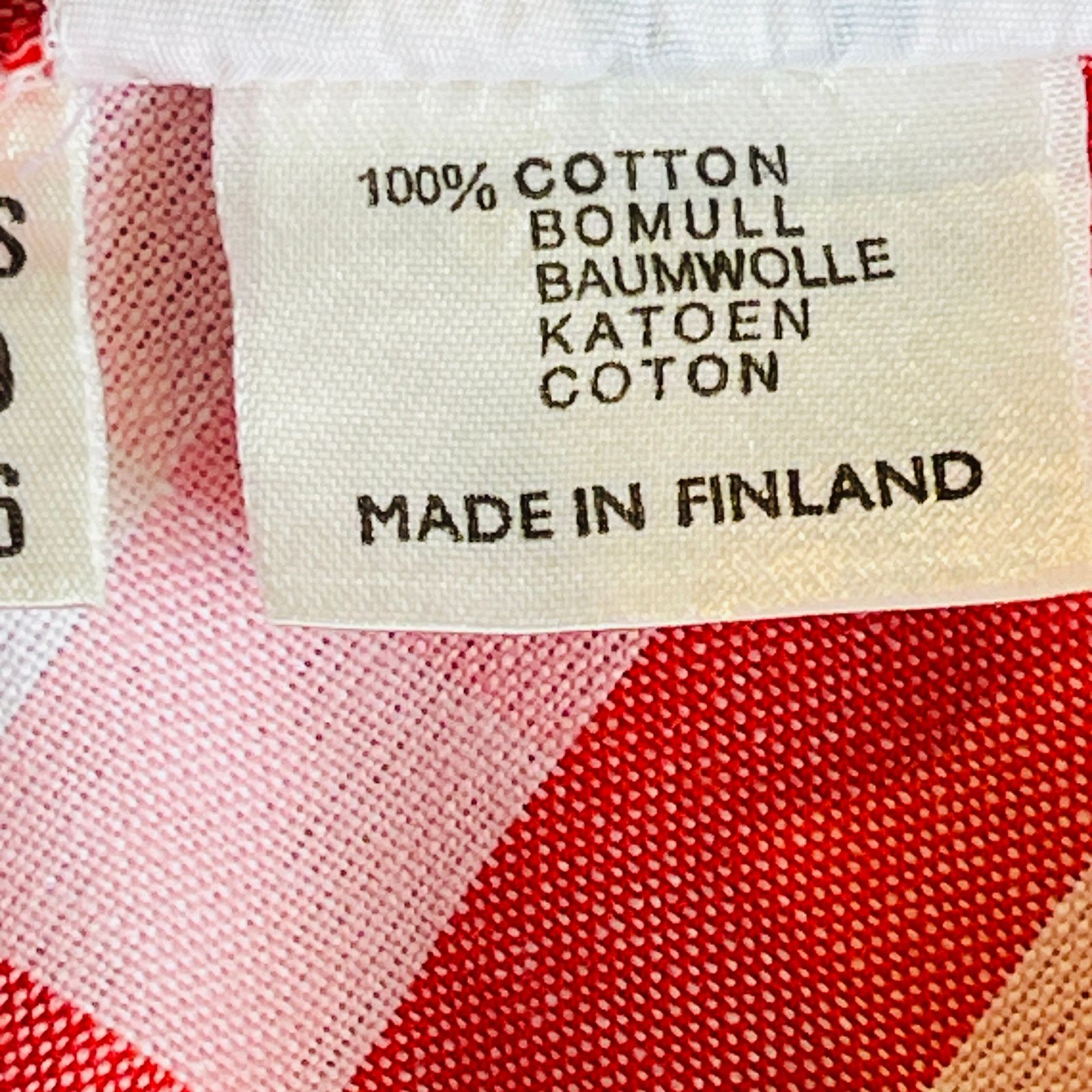 Vintage VINTAGE 70s Arola Finland Gingham Tiered Midi Skirt Size XXS Size 26" / US 2 / IT 38 - 7 Thumbnail