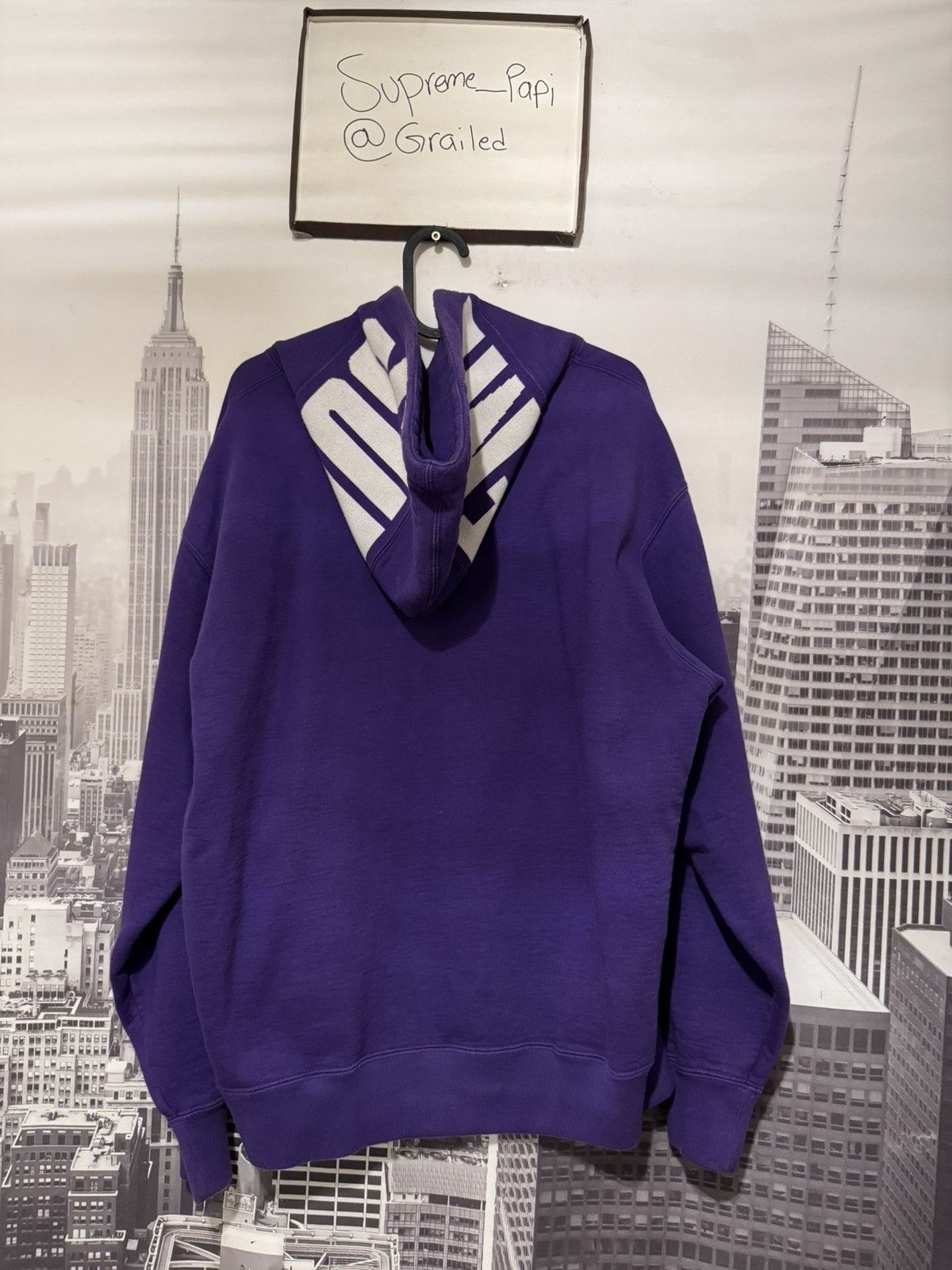 Supreme 🔥FW20 Supreme Rib Hoodie Sweatshirt Purple SZ Medium Size US M / EU 48-50 / 2 - 1 Thumbnail