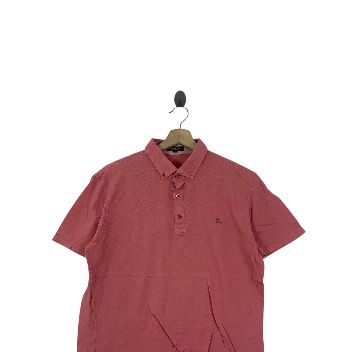 Burberry Vintage BURBERRY LONDON Embroidered Prorsum Polo Tee Shirt Size L / US 10 / IT 46 - 2 Thumbnail