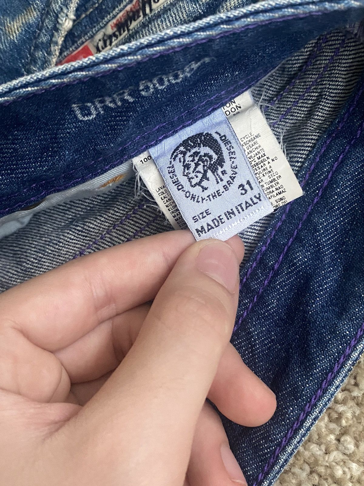 Diesel Diesel flared blue denim Size US 31 - 6 Thumbnail