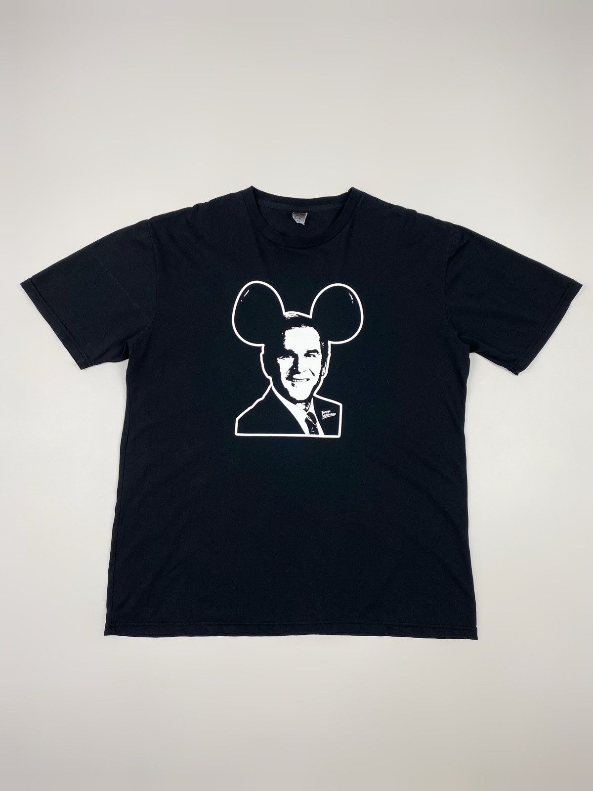Y2K Vintage Teenage Millionaire George Bush Mickey Mouse Tee