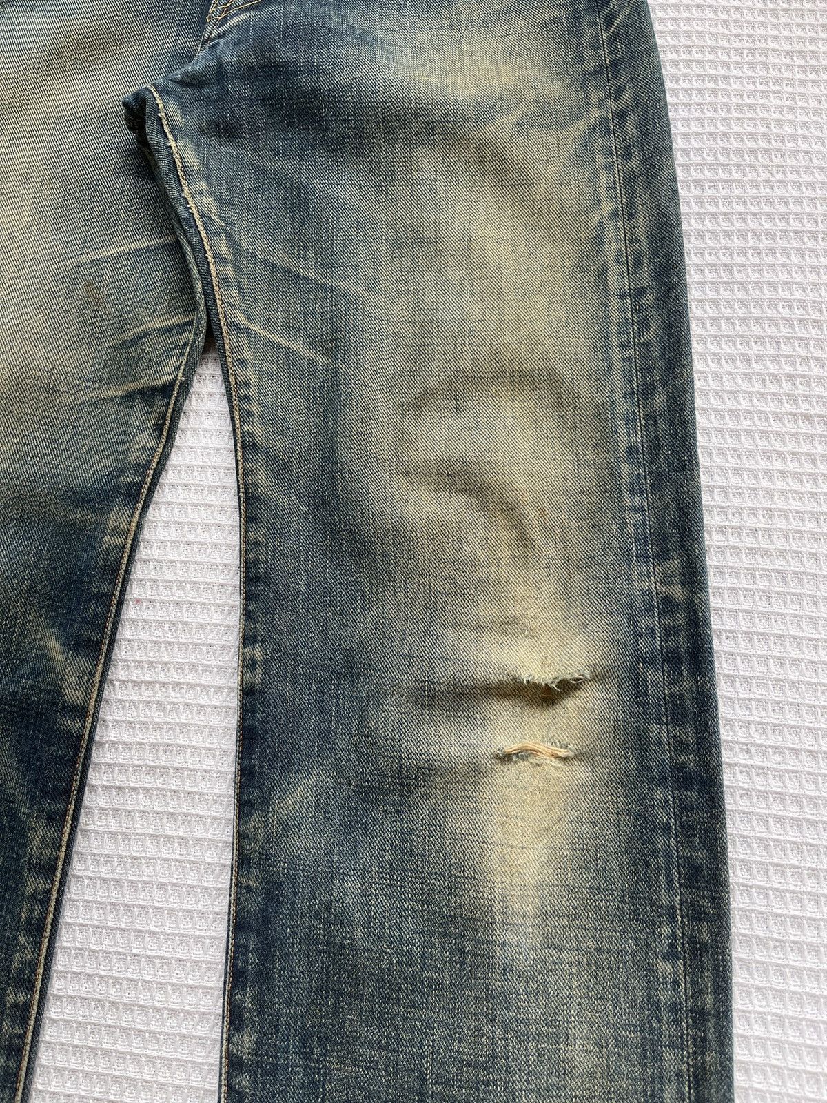 Japanese Brand Rare🔥Vintage BOBSON Distressed Denim Jeans Size US 29 - 6 Thumbnail