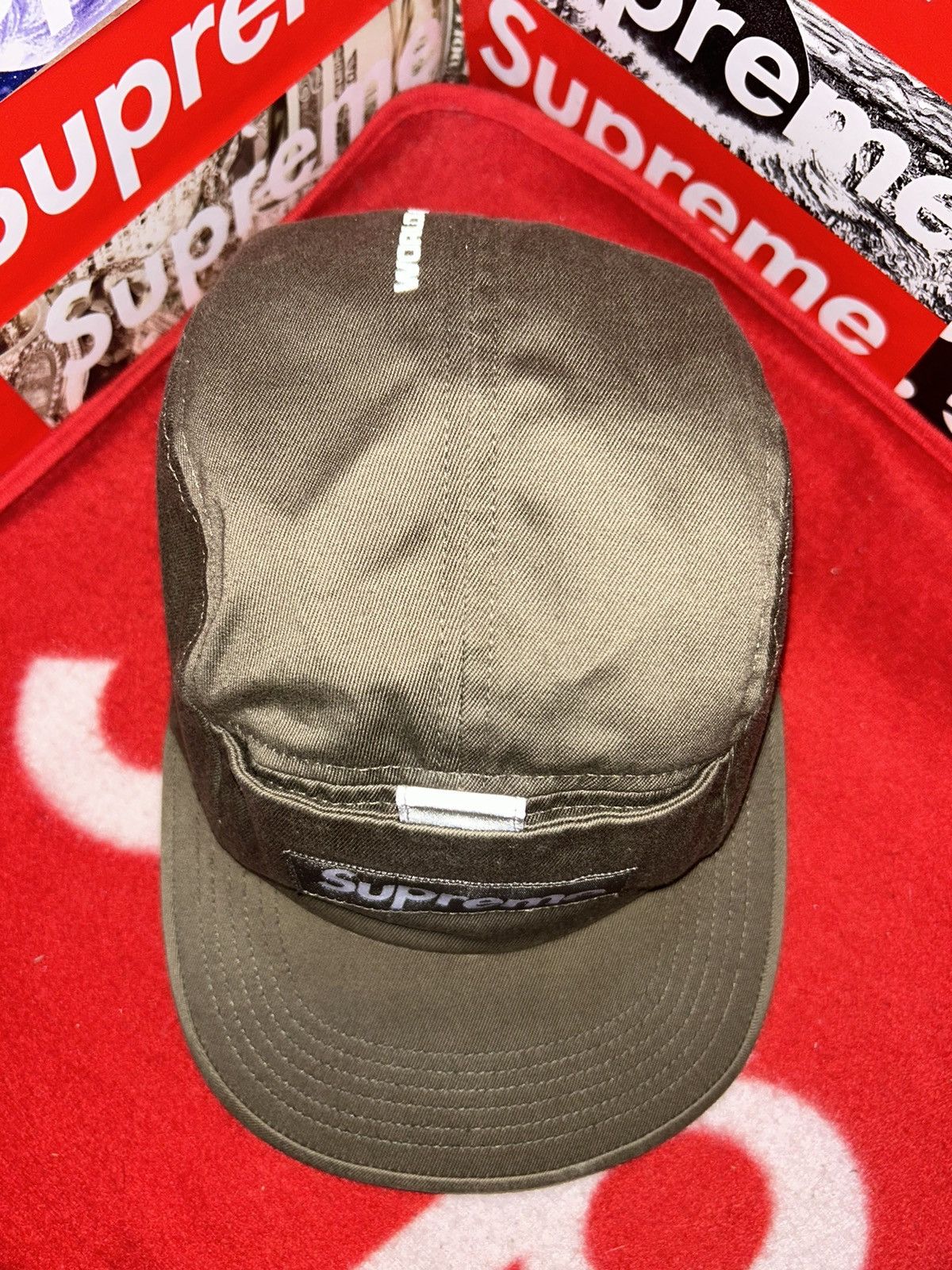 Supreme Supreme Reflective Tab Pocket Camp Cap SS18 Size ONE SIZE - 2 Thumbnail