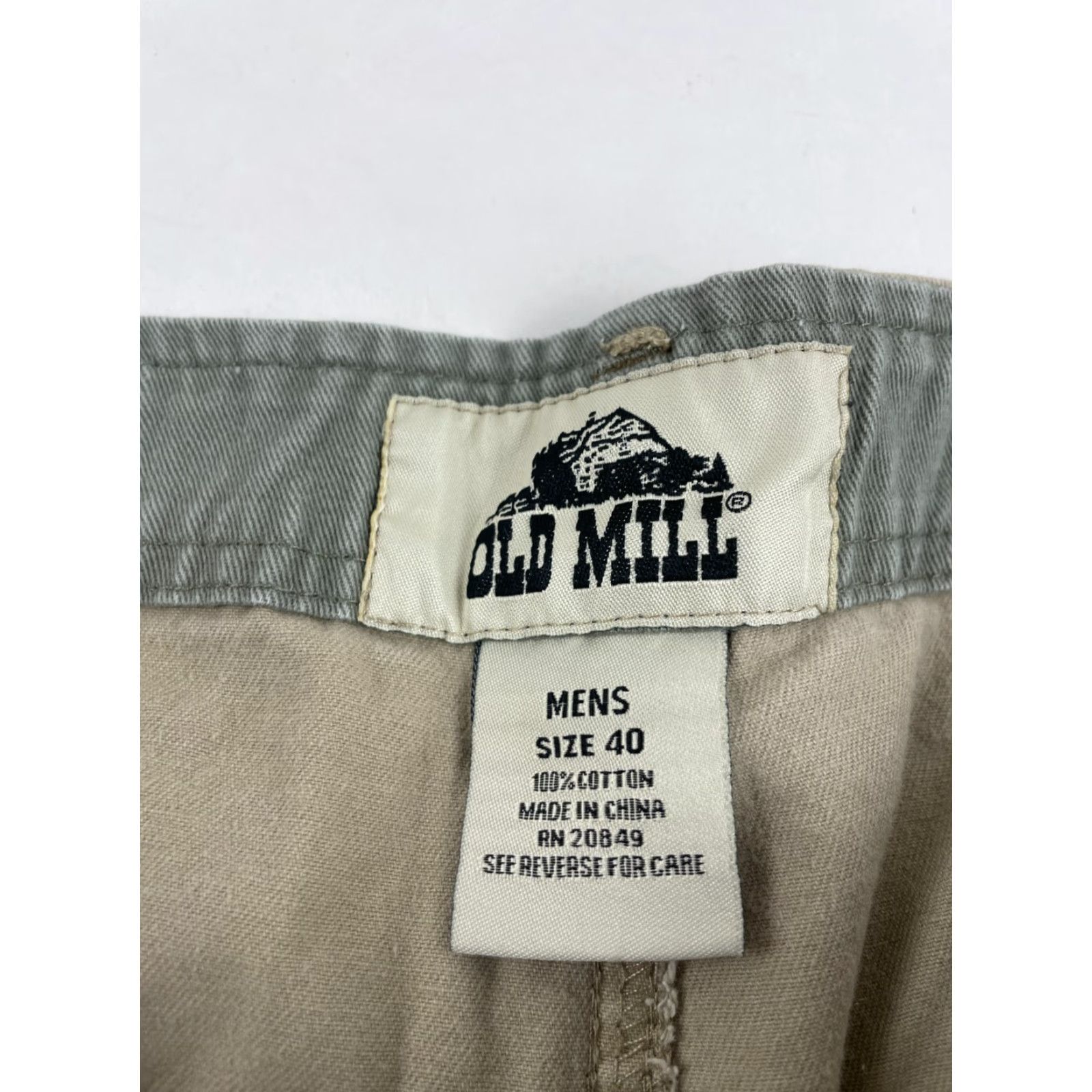 MILLY Old Mill Shorts Mens 40 Tan Cargo Pockets Outdoors Hiking RN20849 Cotton Brown Regular Cargo shorts Mens 40 Tan Outdoor Pockets Cargo - Size US 41 - 6 Thumbnail