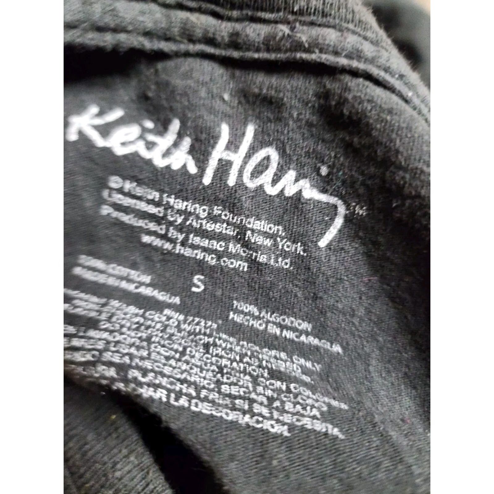 Vintage Womens S Keith Haring Dancing Dog Street Art Licensed T Shirt Tee Math Size S / US 4 / IT 40 - 4 Thumbnail