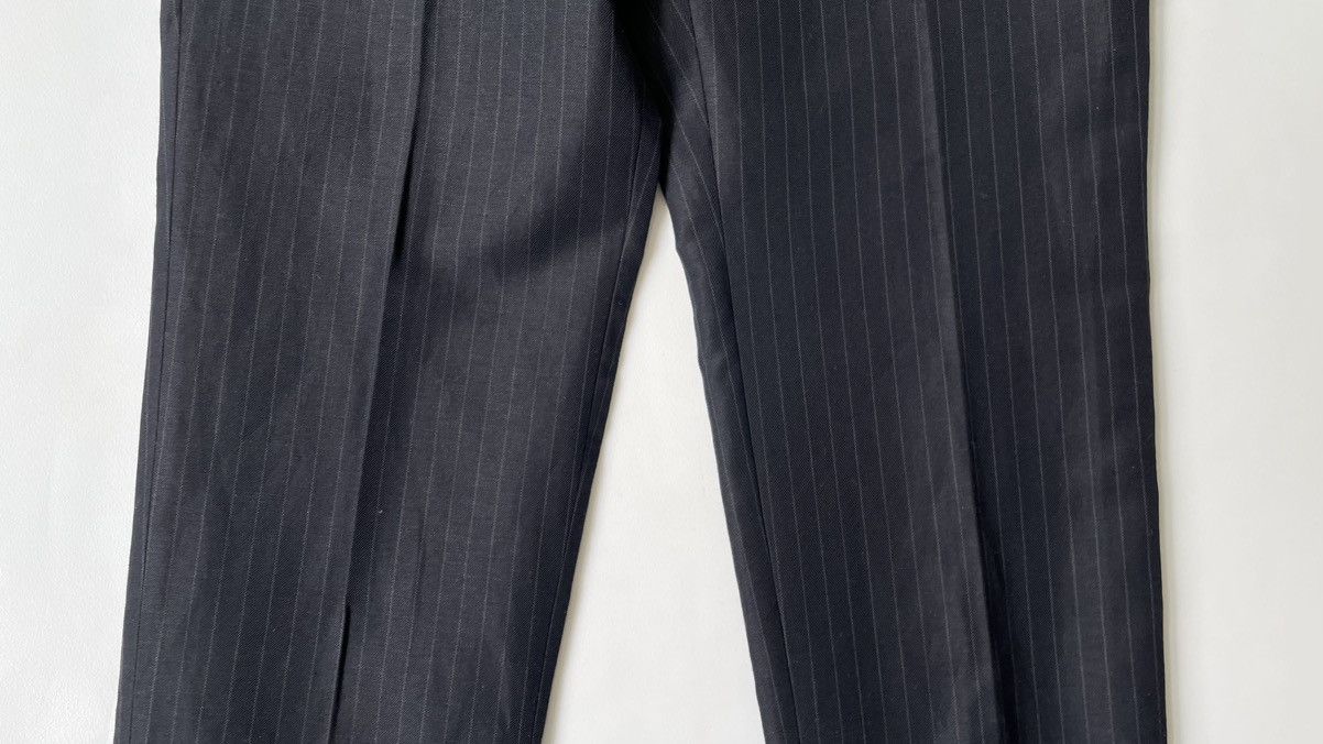 Comme des Garcons S/S 15 Black/Grey Pinstripe Trousers Size US 34 / EU 50 - 10 Thumbnail