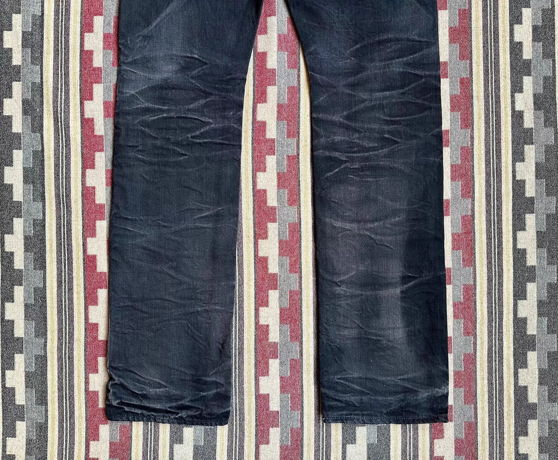 Prps Prps Purple Vintage Black Denim Whiskers Heavy Wash Japan Size US 34 / EU 50 - 7 Thumbnail