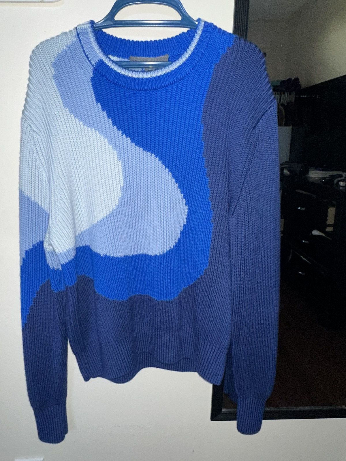 G/FORE G/FORE MERINO WOOL BLUE KNIT SWEATER Size US S / EU 44-46 / 1 - 2 Thumbnail