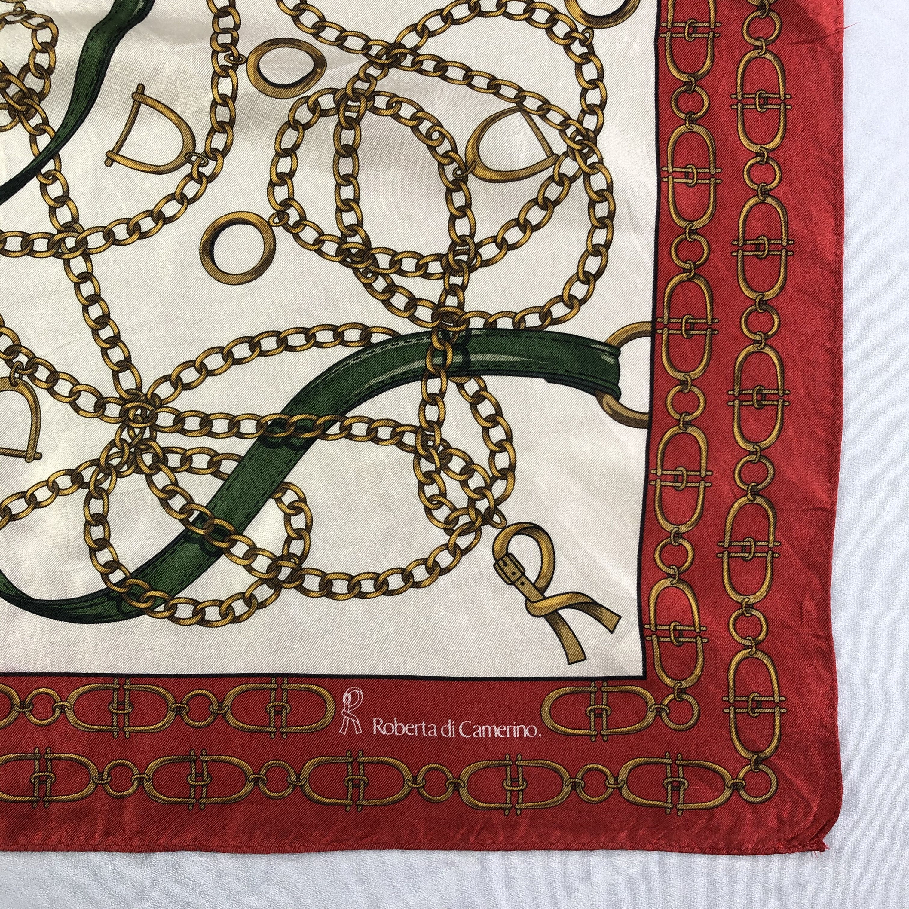 Roberta di Camerino × Vintage Vintage Roberta Di Camerino Silk Scarf Size ONE SIZE - 4 Thumbnail