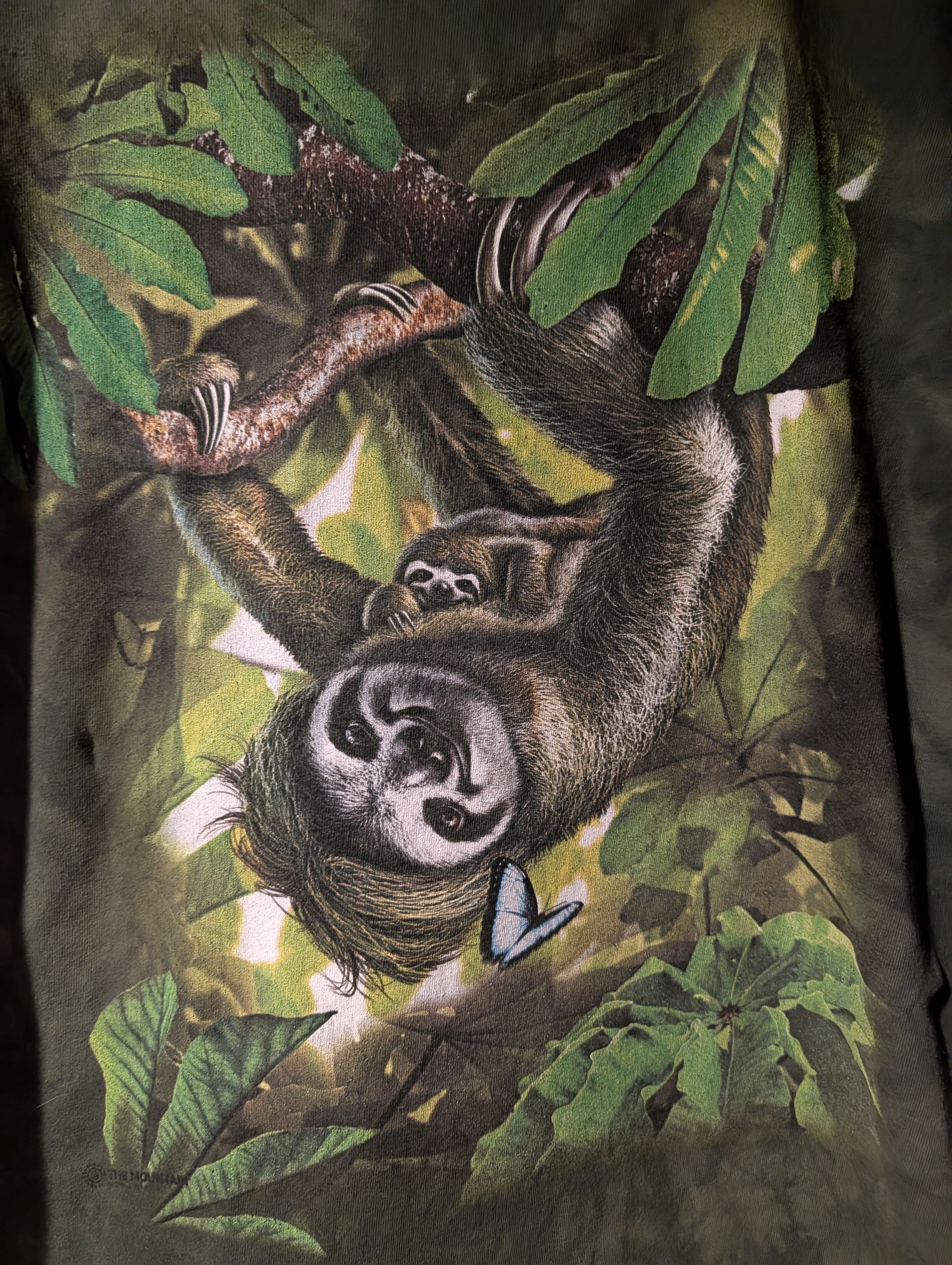 The Mountain The Mountain Sloth Mom Baby Nature Tie Dye T Shirt XX-Large Size US XXL / EU 58 / 5 - 2 Thumbnail