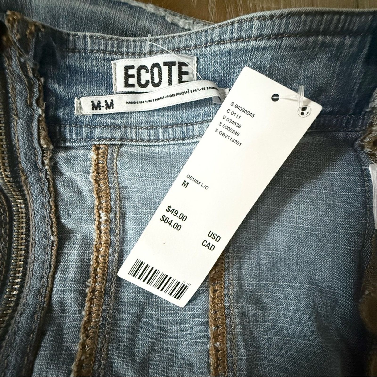 Urban Outfitters Urban Outfitters Ecote Kate Denim Tube Top M Size M / US 6-8 / IT 42-44 - 5 Thumbnail