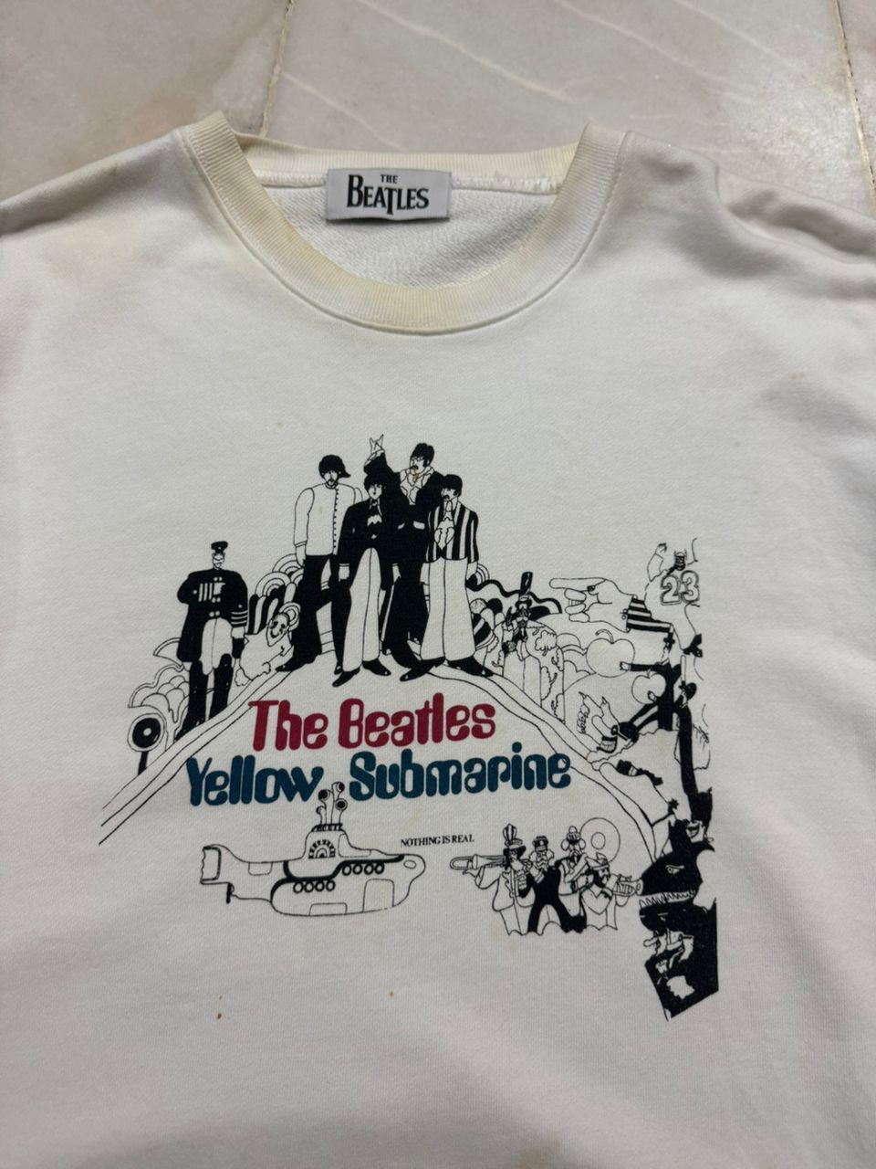 Rap Tees The Beatles Yellow Submarine Sweatshirt Promo Subafilms Size US L / EU 52-54 / 3 - 2 Thumbnail