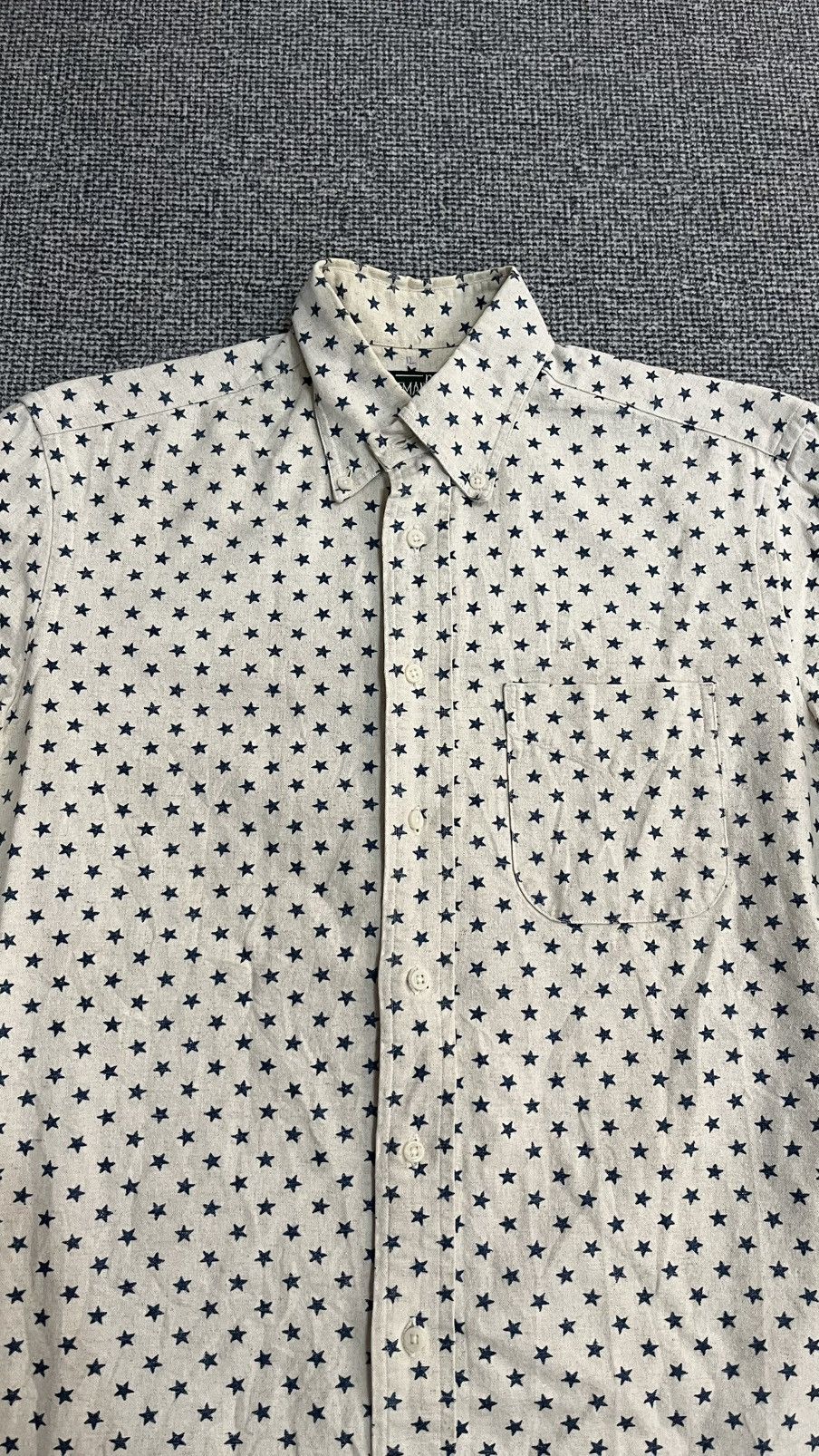 Gitman Bros. Vintage Vintage Gitman Bros Star Pattern Shirt USA Made Size M Size US L / EU 52-54 / 3 - 4 Thumbnail