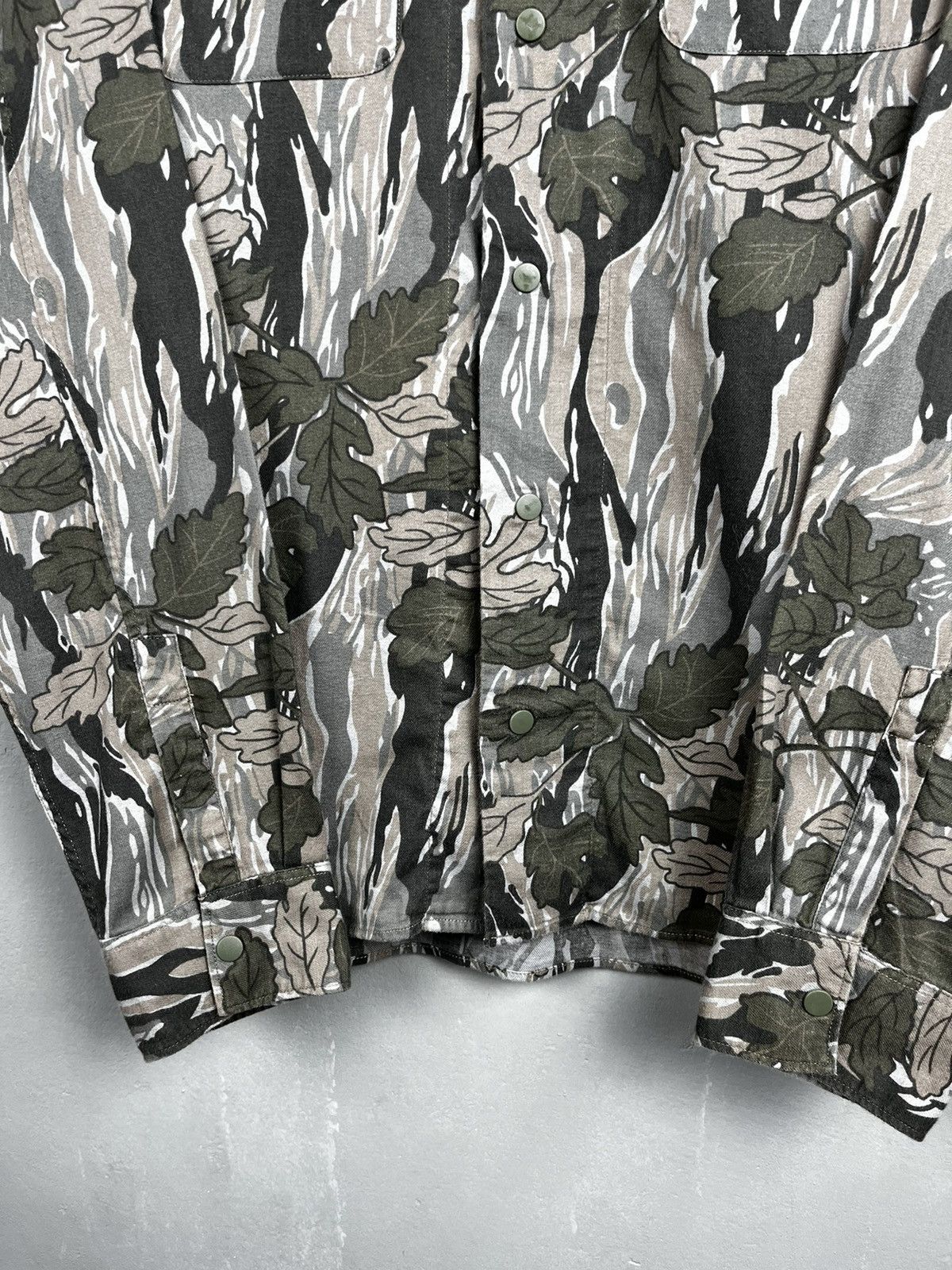 Allsaints Allsaints Leaf Forest Camo Pattern Hidden Shirt Size US M / EU 48-50 / 2 - 5 Thumbnail