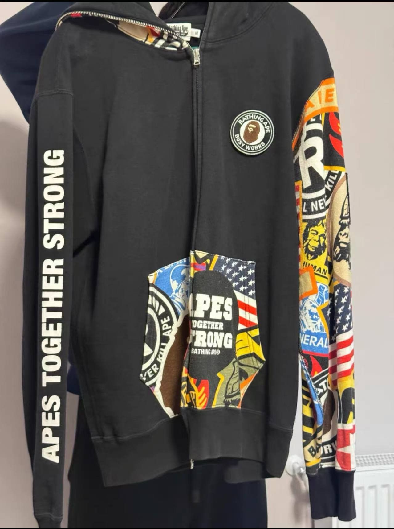 Bape Bape X Multi Shark Sweatshirt Pullover Size US XL / EU 56 / 4 - 1 Thumbnail