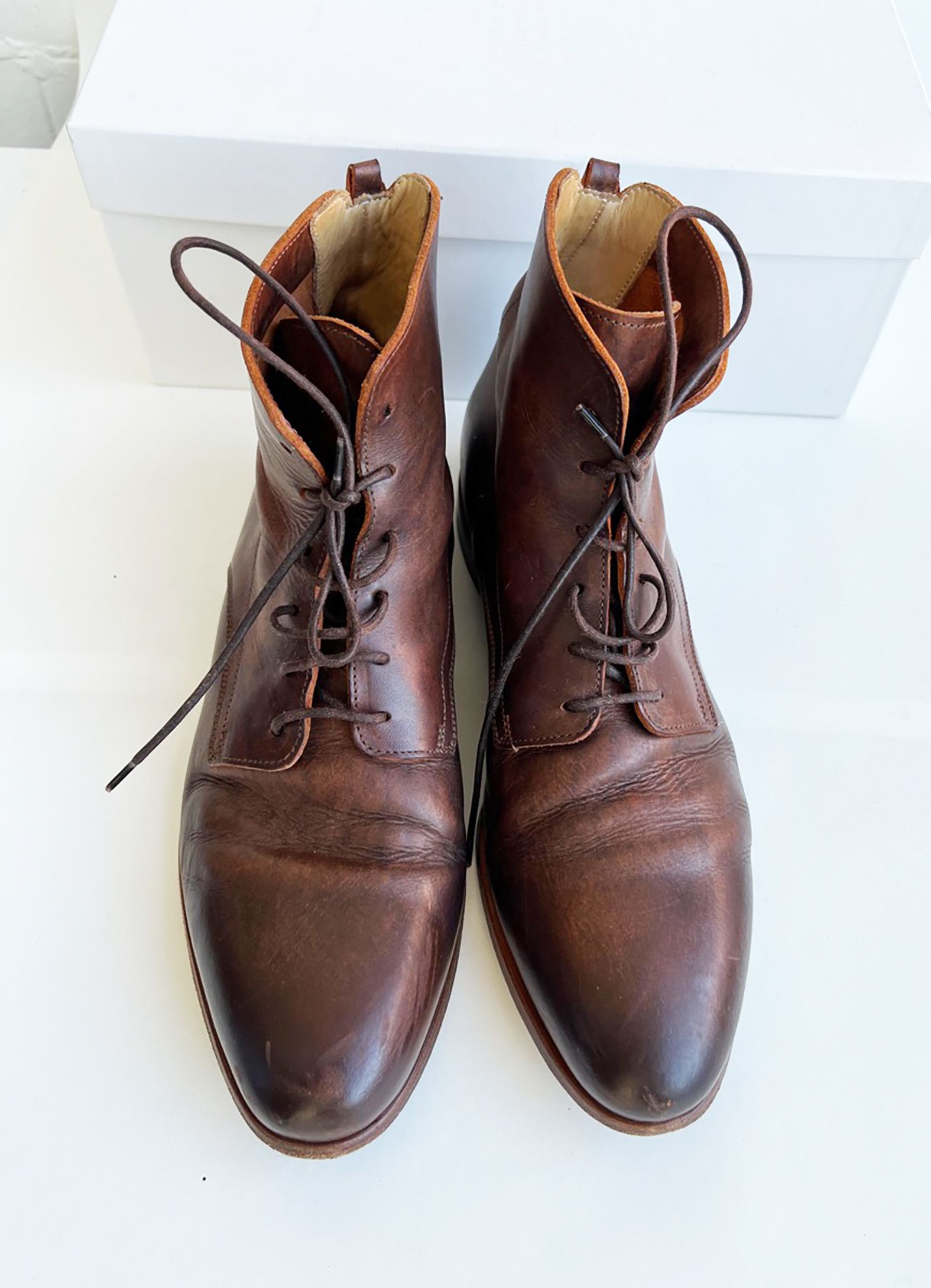 Alexander McQueen mcqueen brown lace up boot Size US 10 / EU 43 - 2 Thumbnail