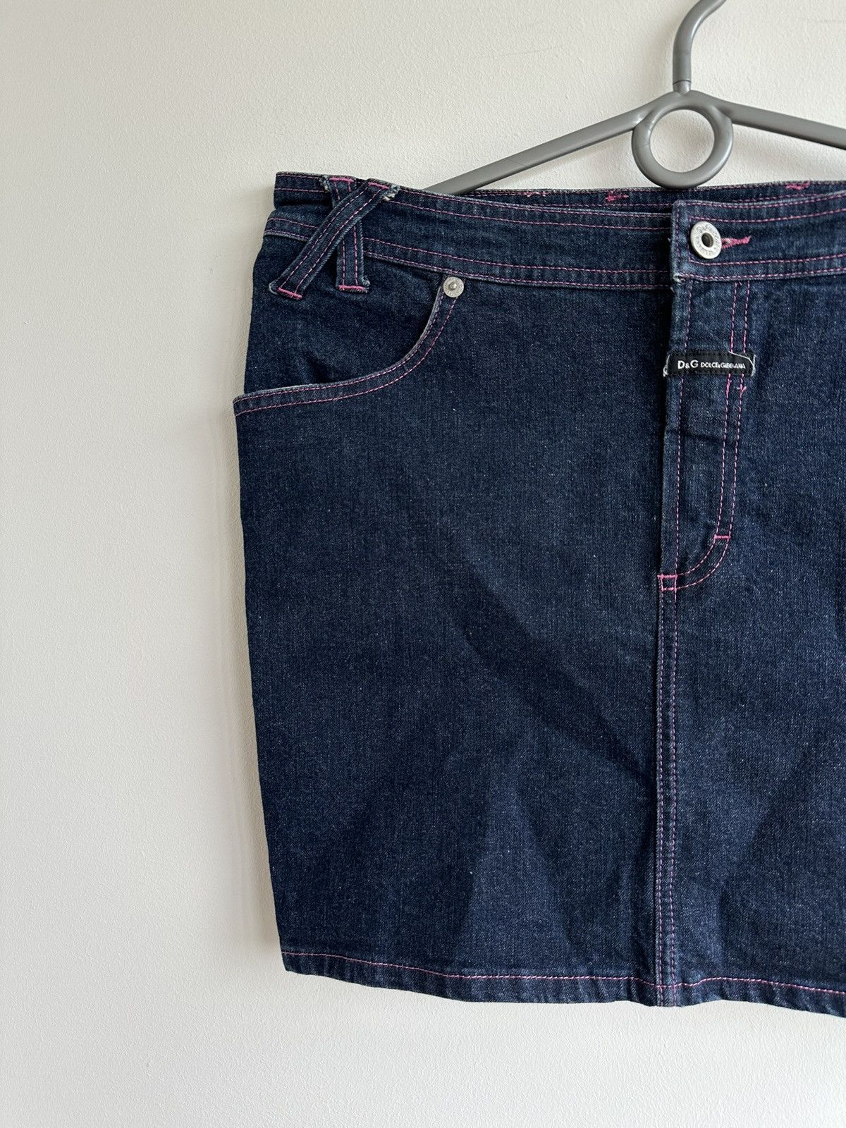 Dolce & Gabbana Vintage Dolce&Gabbana Denim Jeans Mini Skirt Size 28/42 D&G Size 28" / US 6 / IT 42 - 4 Thumbnail