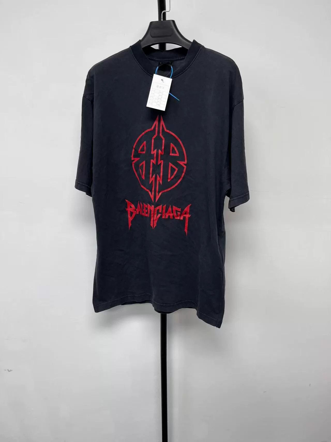 Balenciaga Balenciaga FW23 Logo Print Short Sleeve T-Shirt Size US XXS / EU 40 - 1 Thumbnail